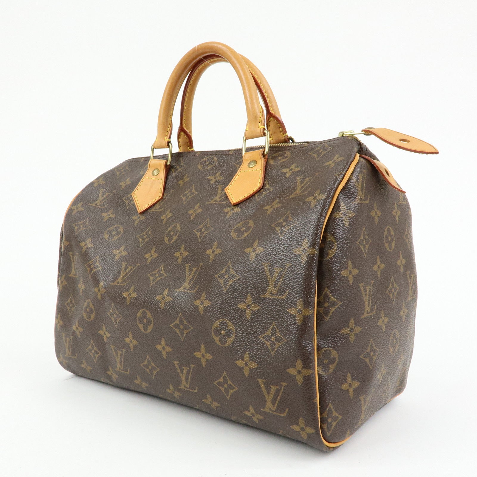 Louis Vuitton Monogram Speedy 30 Boston Bag Hand Bag Brown M41526