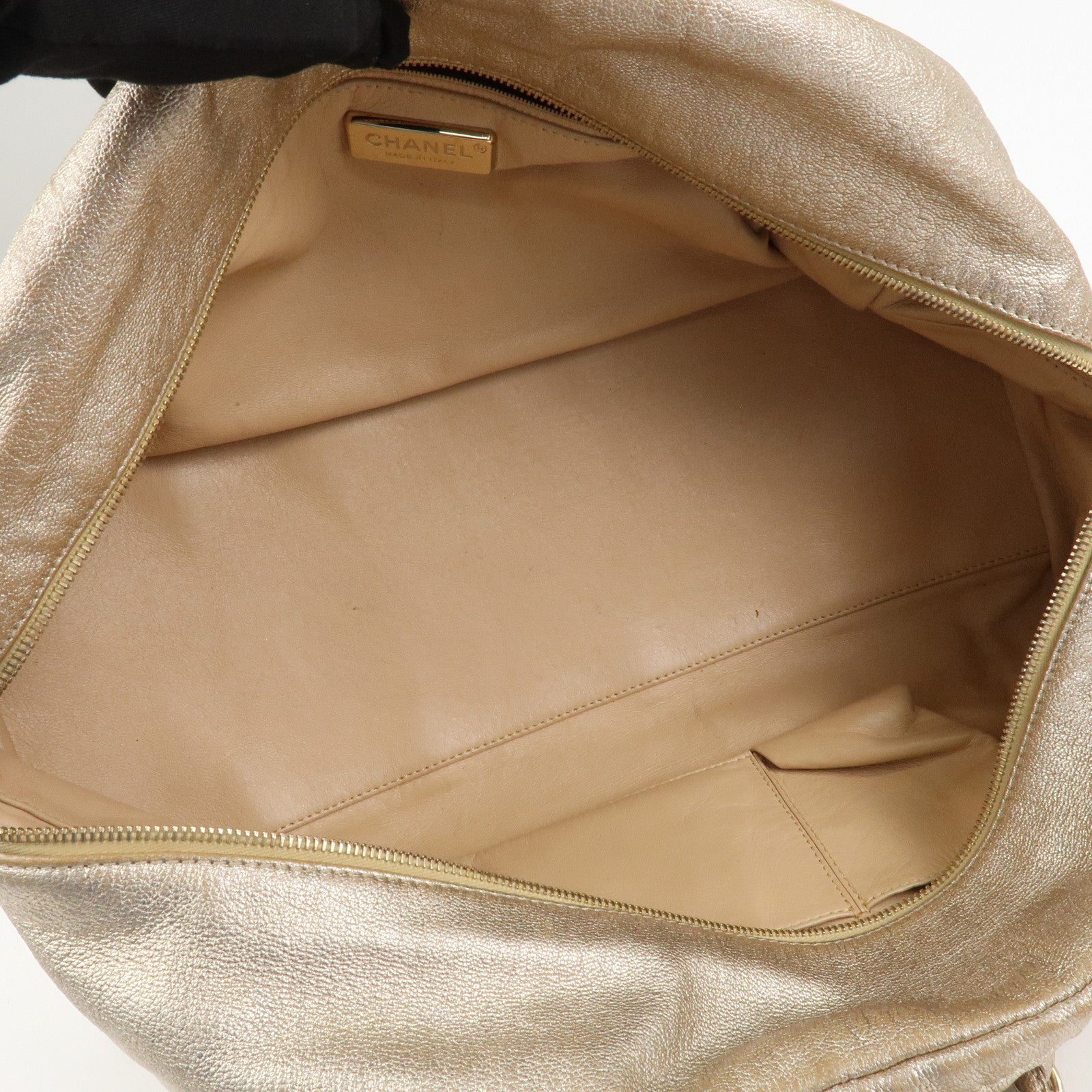 CHANEL Luxury Line COCO Mark Leather Boston Bag Shoulder Bag A31405