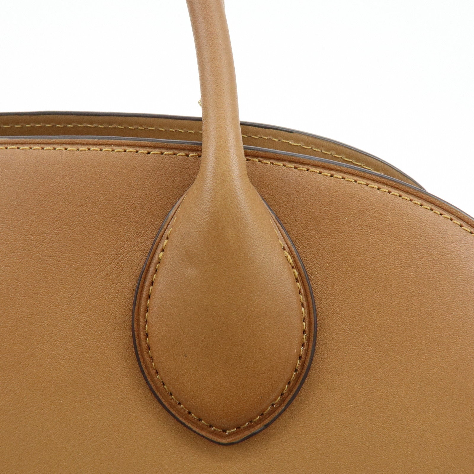 COACH Empire Calf Leather 2Way Shoulder Bag Hand Bag Brown