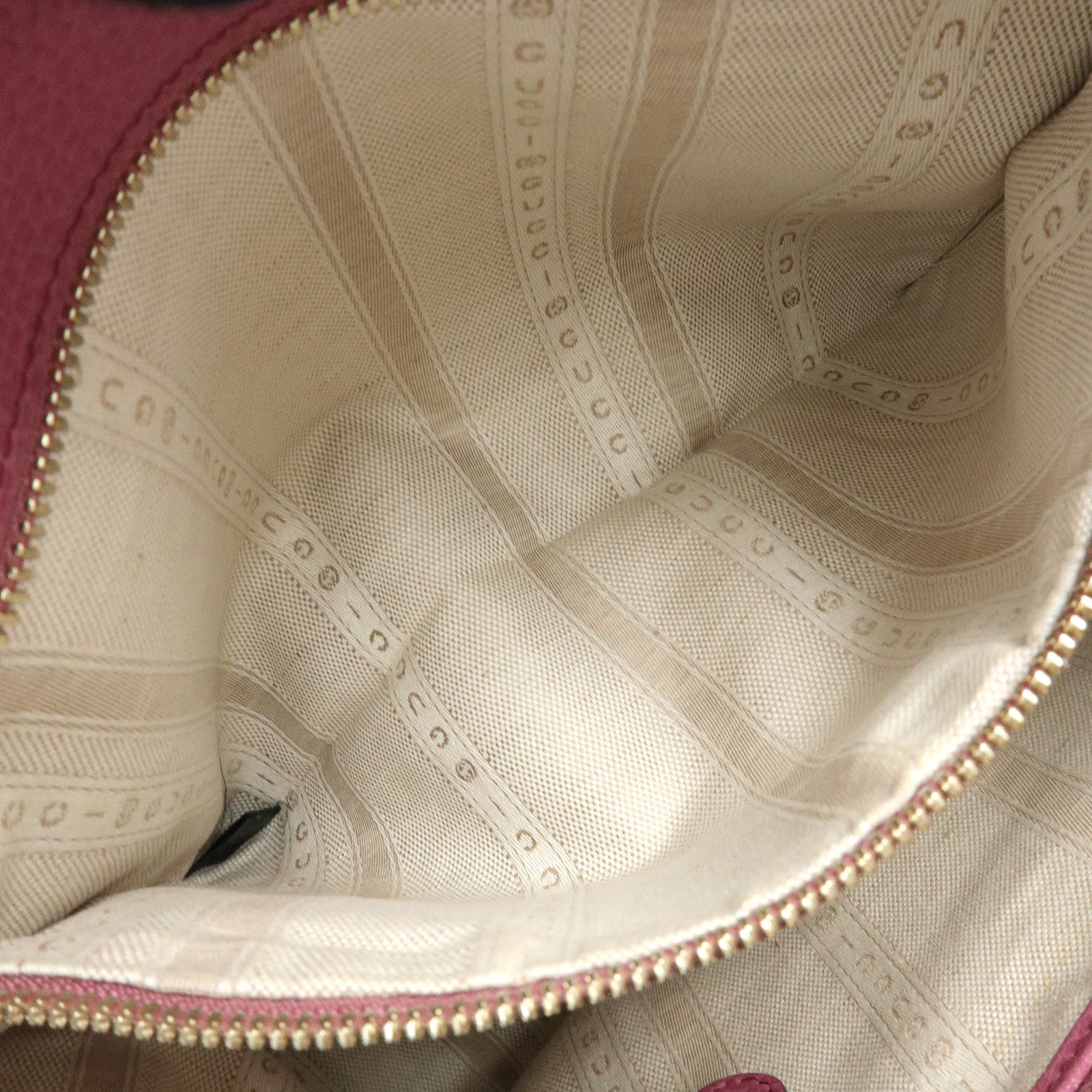 GUCCI Logo Leather 2Way Bag Hand Bag Shoulder Bag Pink 391987