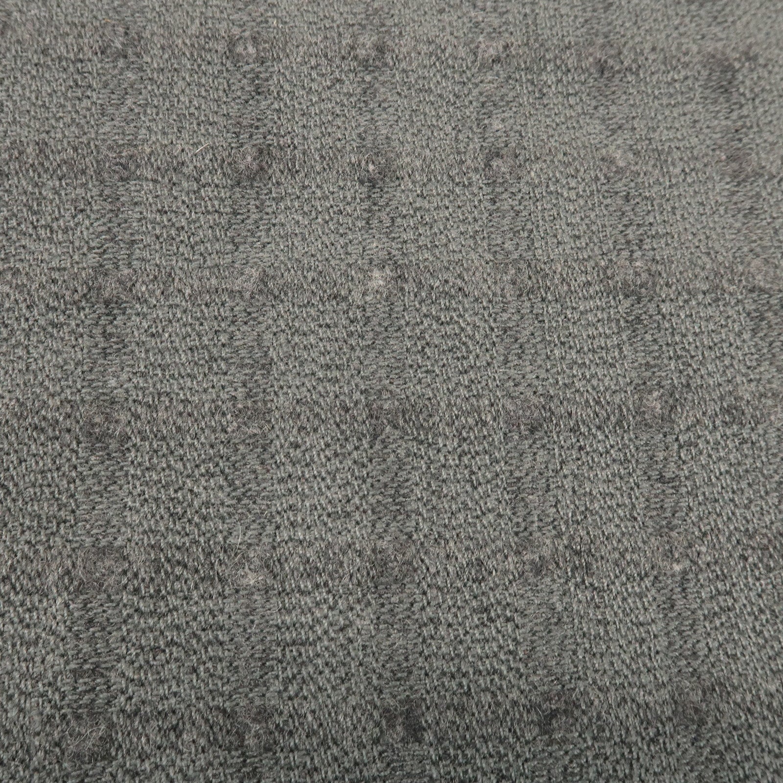 HERMES Amedaba GM Canvas Leather Tote Bag Hand Bag Grey