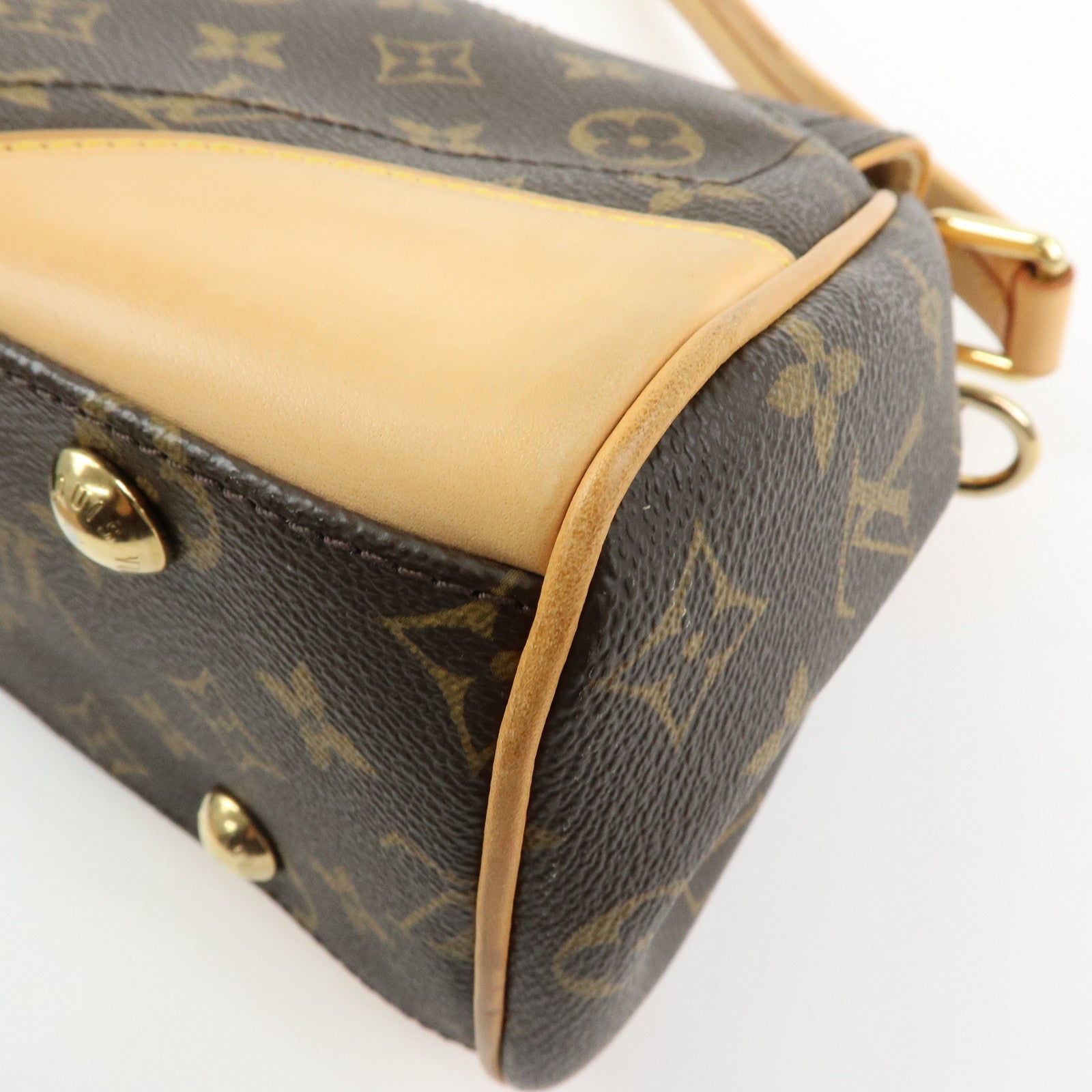 Louis Vuitton Monogram Beverly MM Shoulder Hand Bag Brown M40121