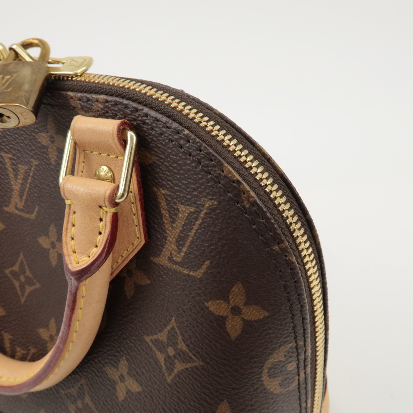 Louis Vuitton Monogram Alma BB 2Way Hand Bag Shoulder Bag M53152 Used
