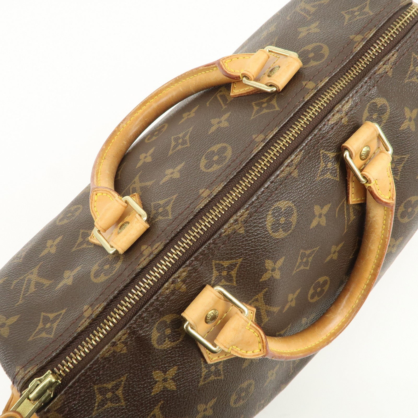 Louis Vuitton Monogram Speedy 30 Boston Bag Hand Bag Brown M41526