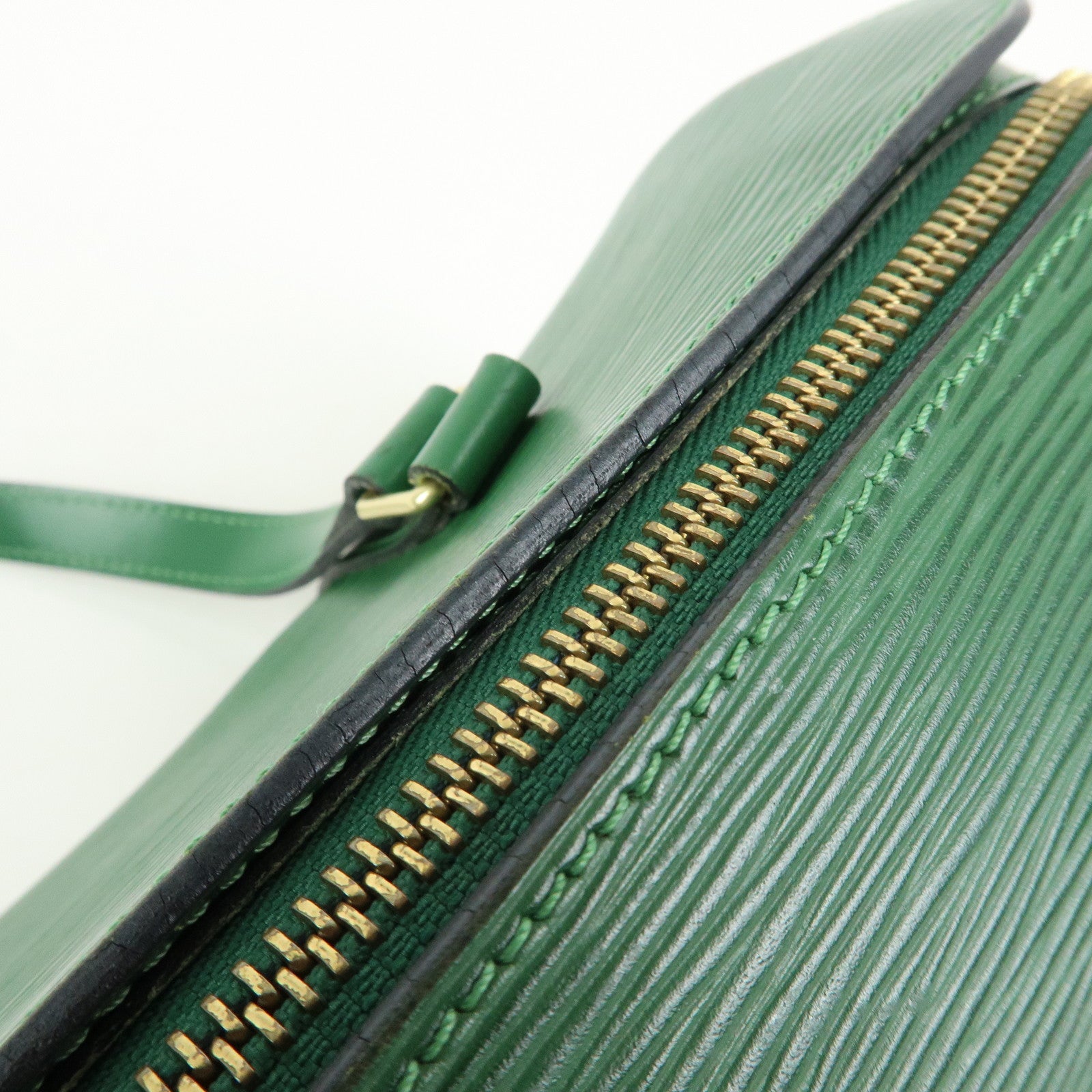 Louis Vuitton Epi Soufflot Hand Bag Borneo Green M52224
