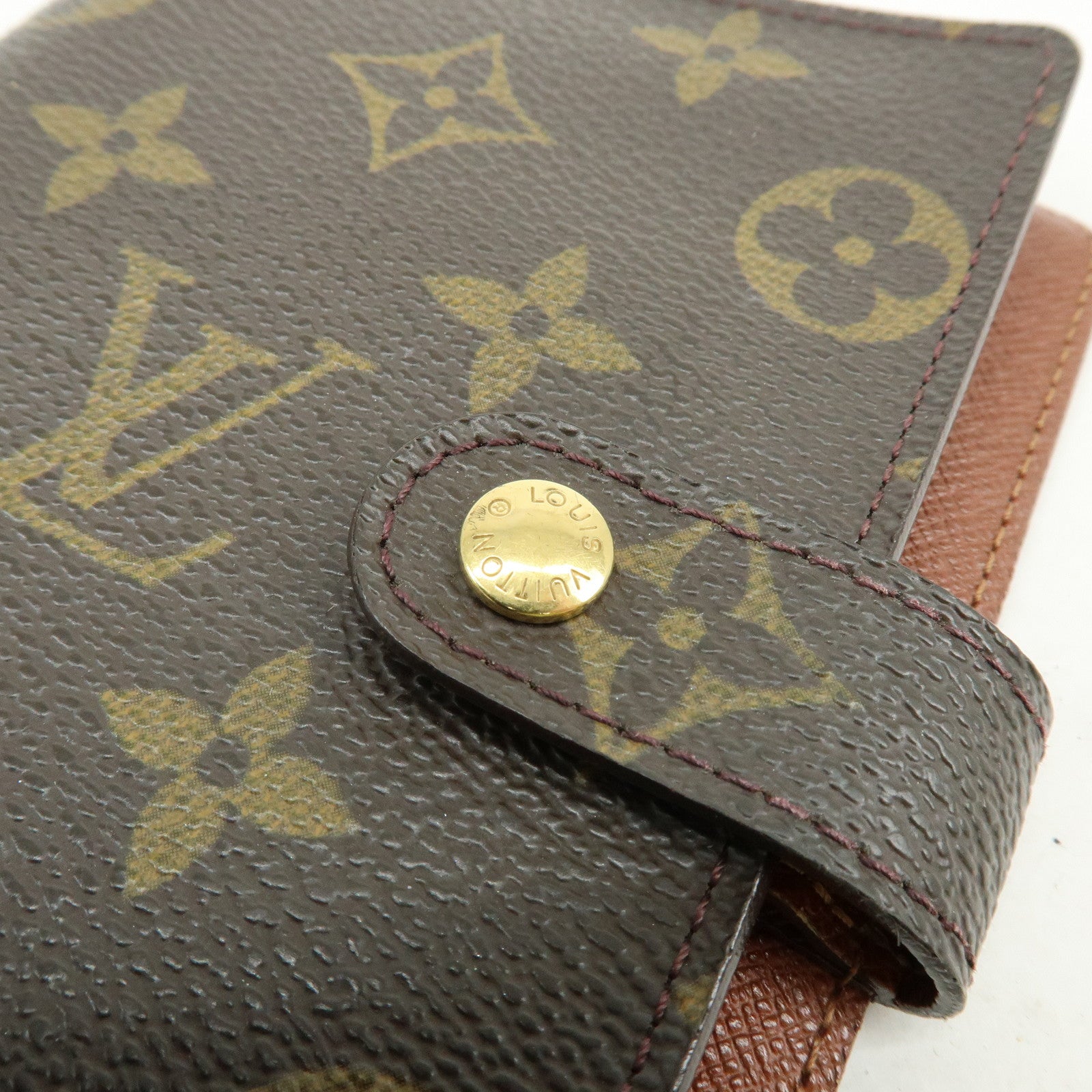 Louis Vuitton Monogram Agenda PM Planner Cover Brown R20005