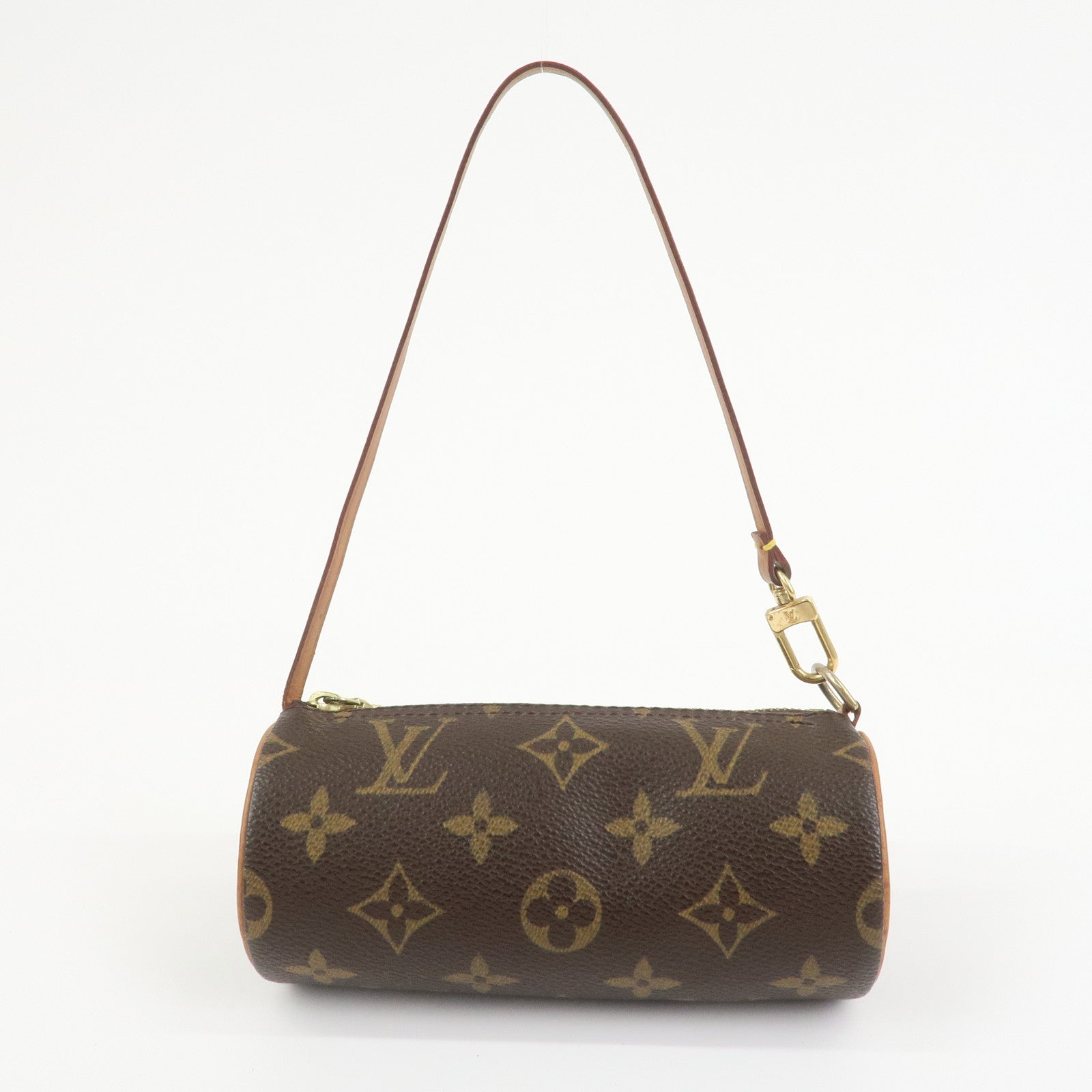 Louis Vuitton Monogram Set of 2 Mini Pouch for Papillon Bag Brown