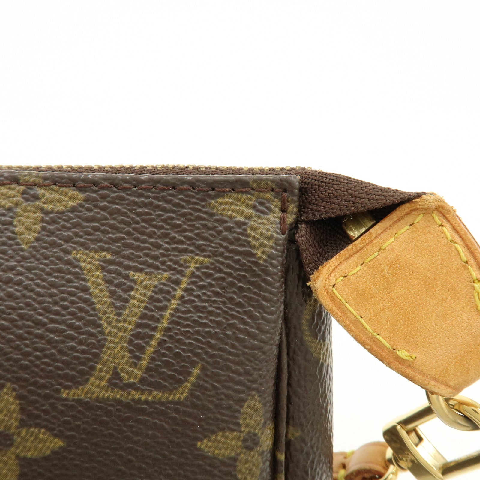Louis Vuitton Monogram Pochette Accessoires Pouch Hand Bag M51980