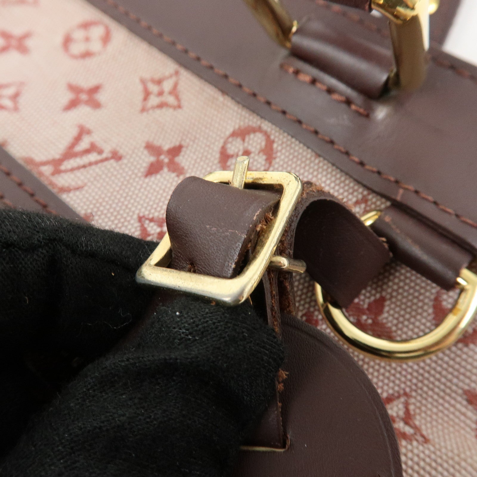 Louis Vuitton Monogram Mini Lucille PM Hand Bag Cerise M92678