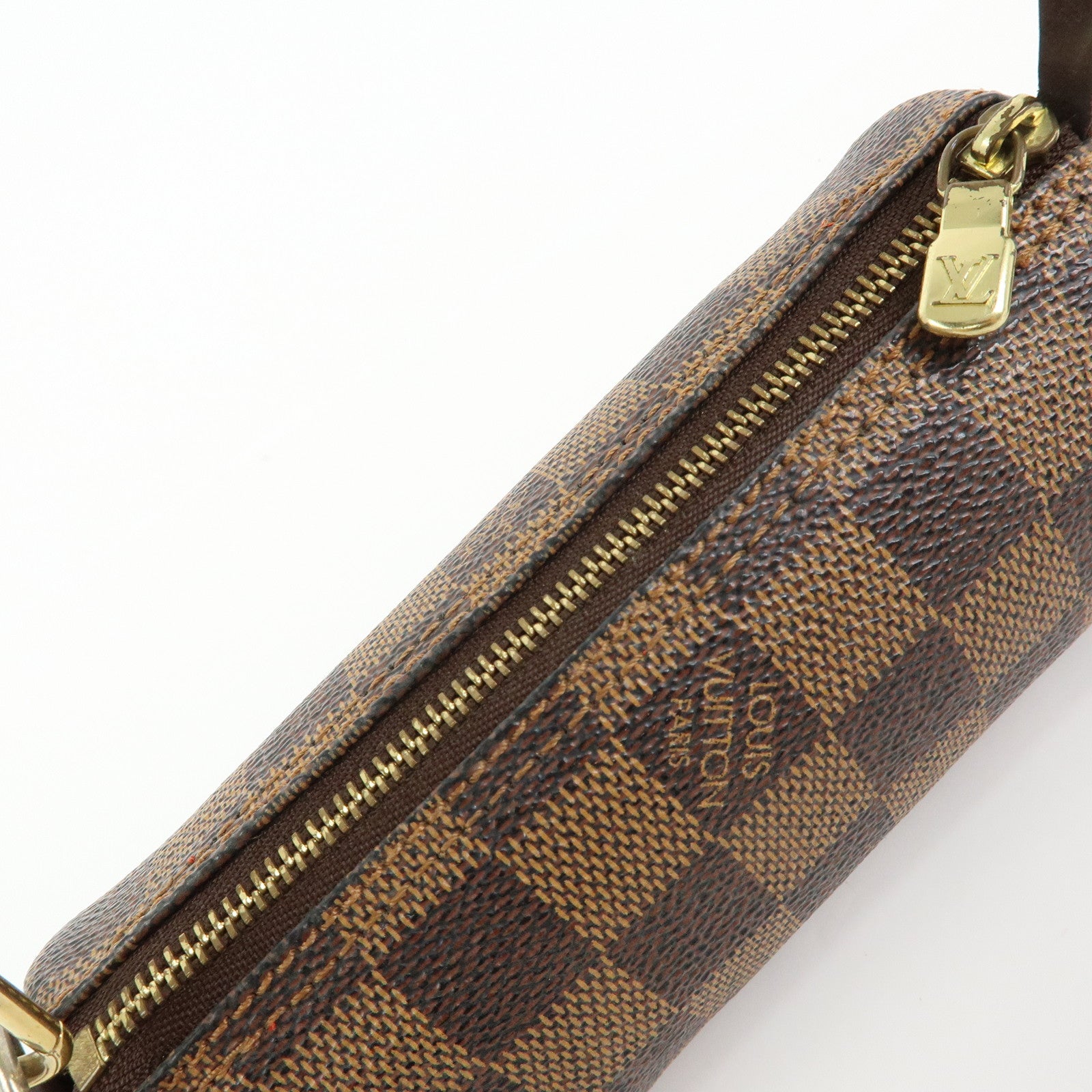 Louis Vuitton Damier Ebene Mini Pouch for Papillon Bag Brown