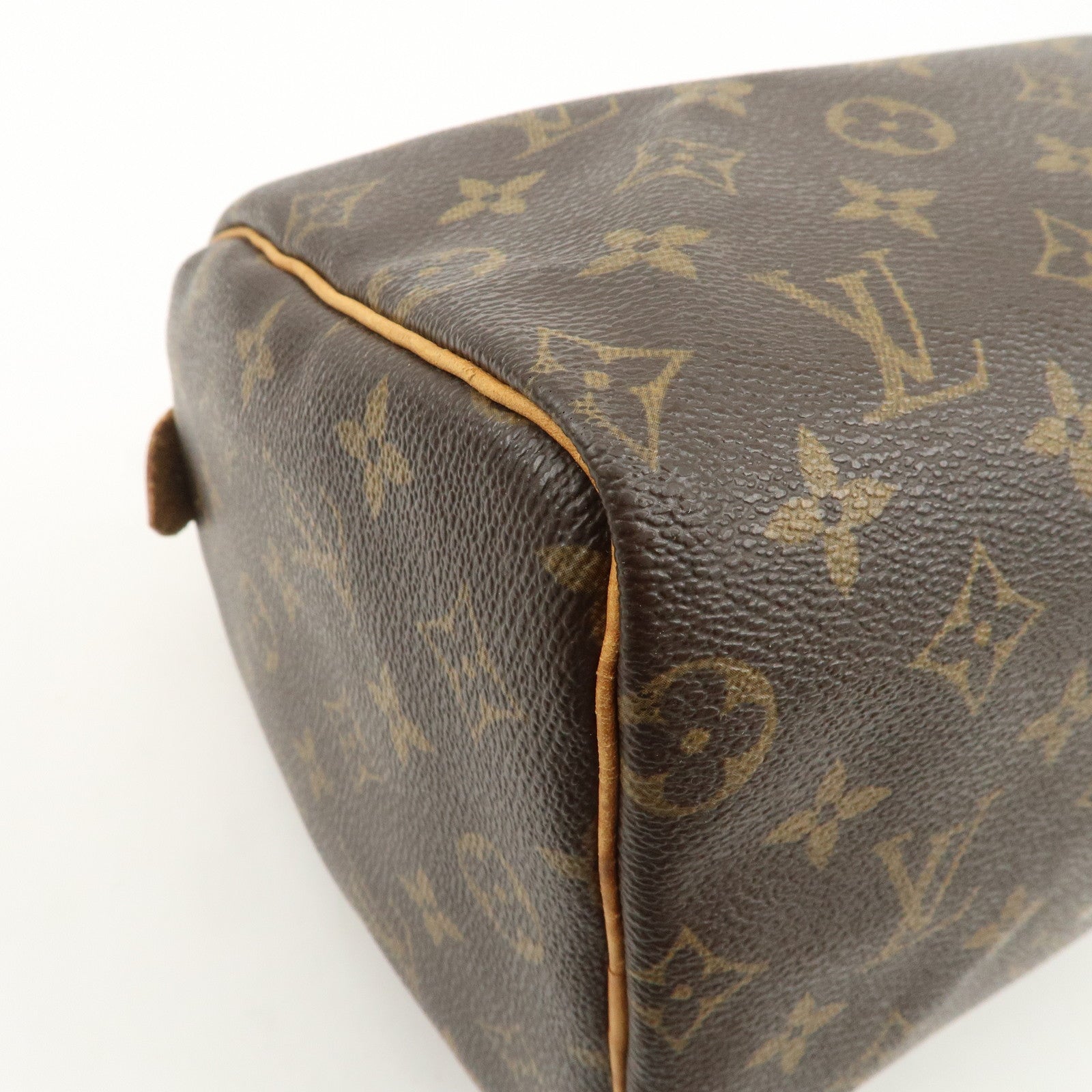 Louis Vuitton Monogram Speedy 25 Boston Bag Hand Bag Brown M41528