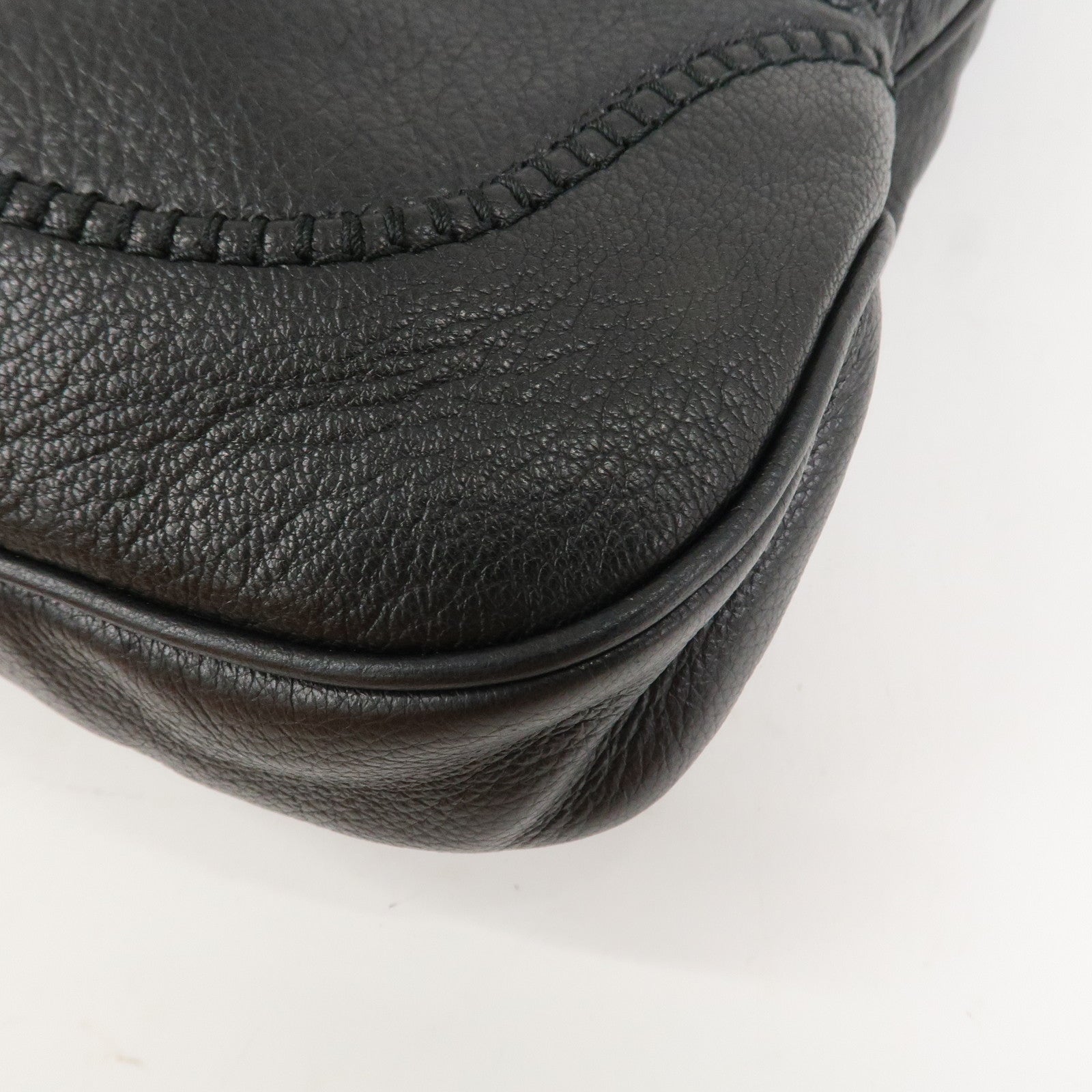 GUCCI New Jackie Leather 2Way Shoulder Hand Bag Brown 246907