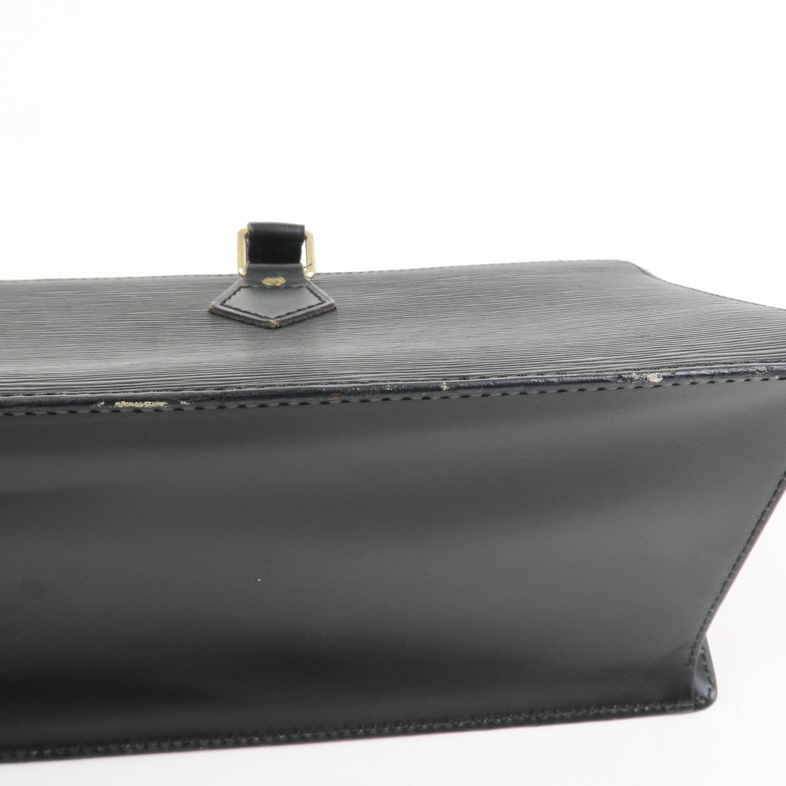 Louis Vuitton Epi Leather Sac Triangle Hand Bag Noir Black M52092