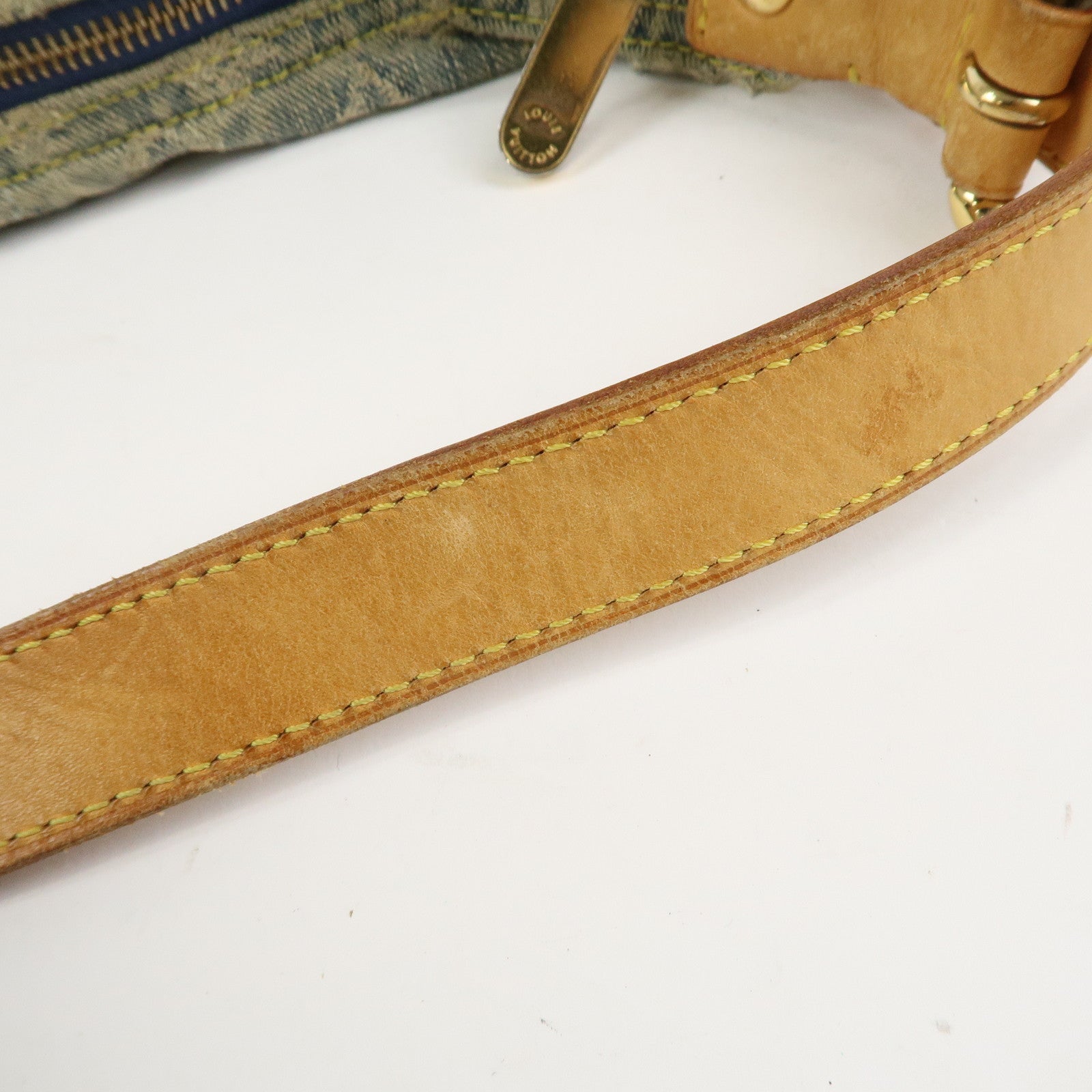 Louis Vuitton Monogram Denim Baggy PM 2Way Bag Shoulder Bag M95049