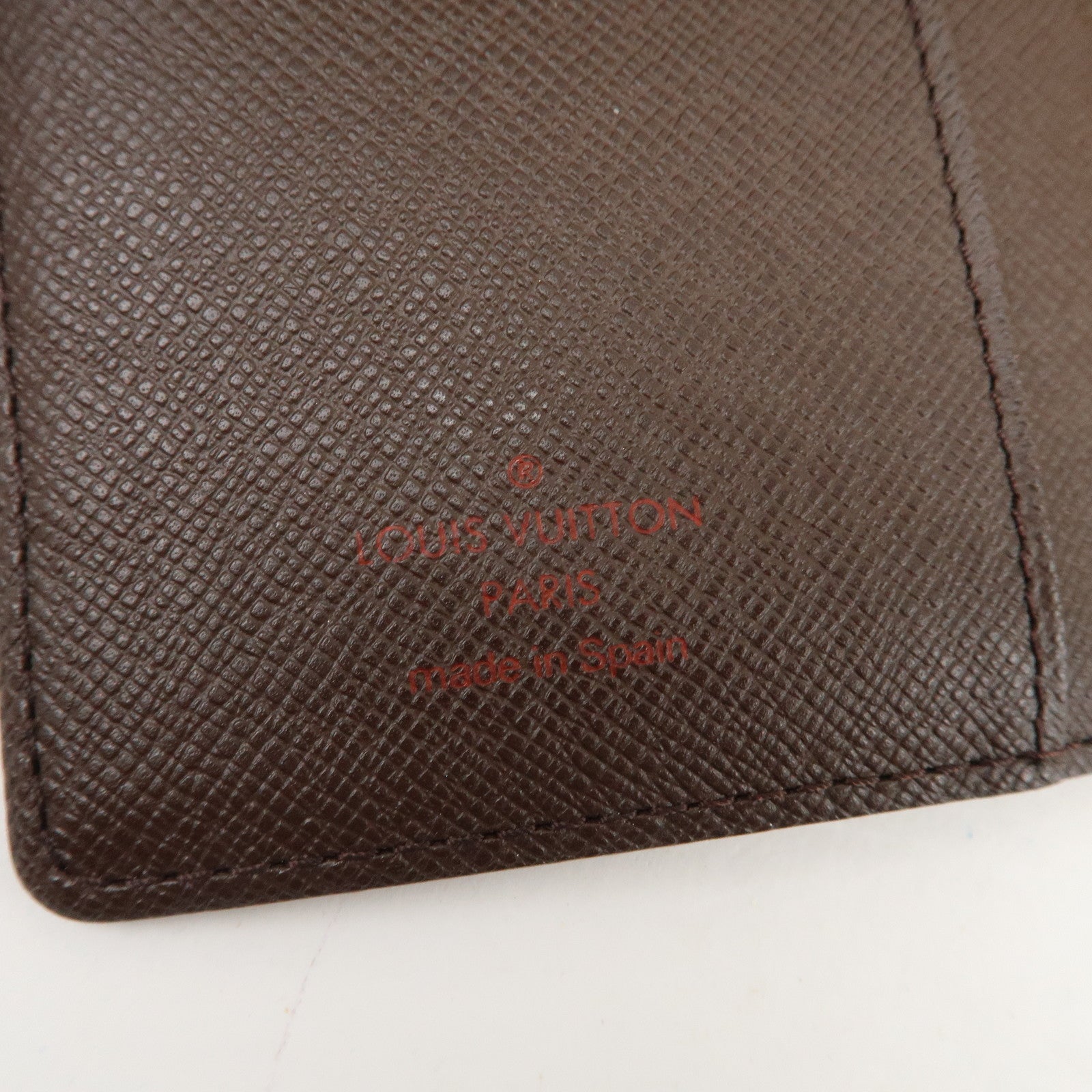 Louis Vuitton Damier Agenda PM Planner Cover Damier Ebene R20700