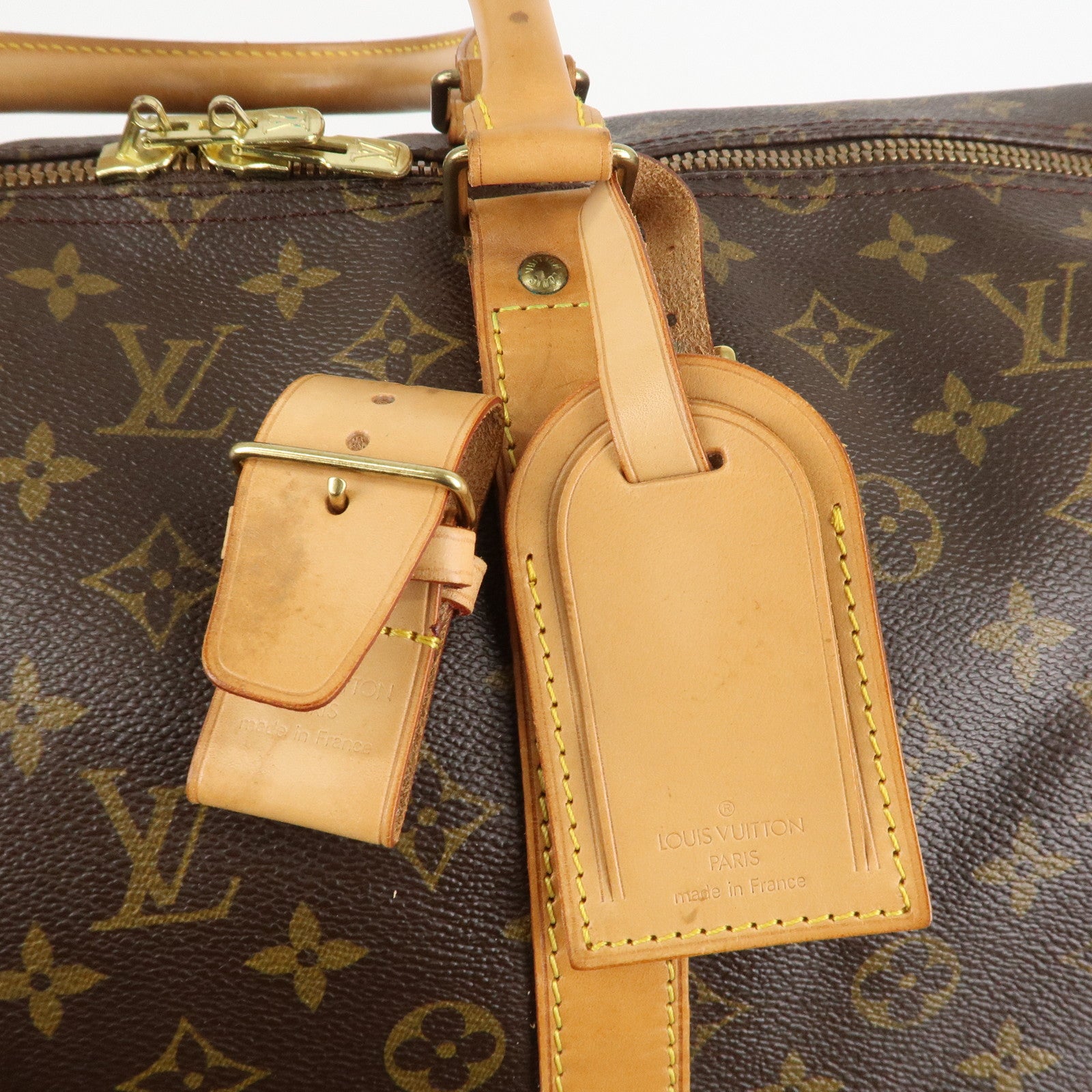Louis Vuitton Monogram Keep All Bandouliere 55 Boston Bag M41414 Used