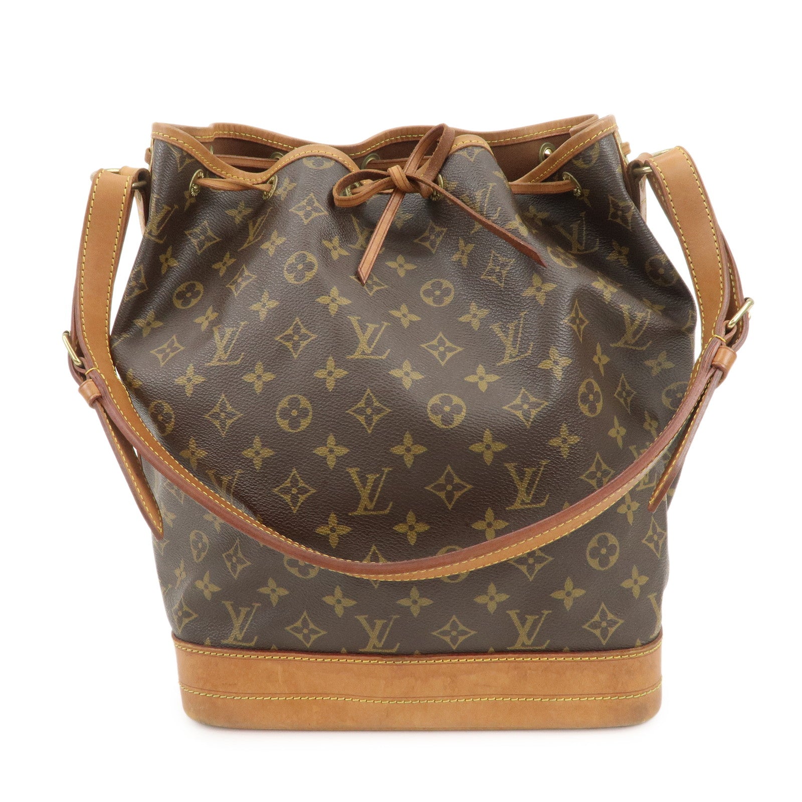 Louis Vuitton Monogram Noe Shoulder Bag Hand Bag Brown M42224