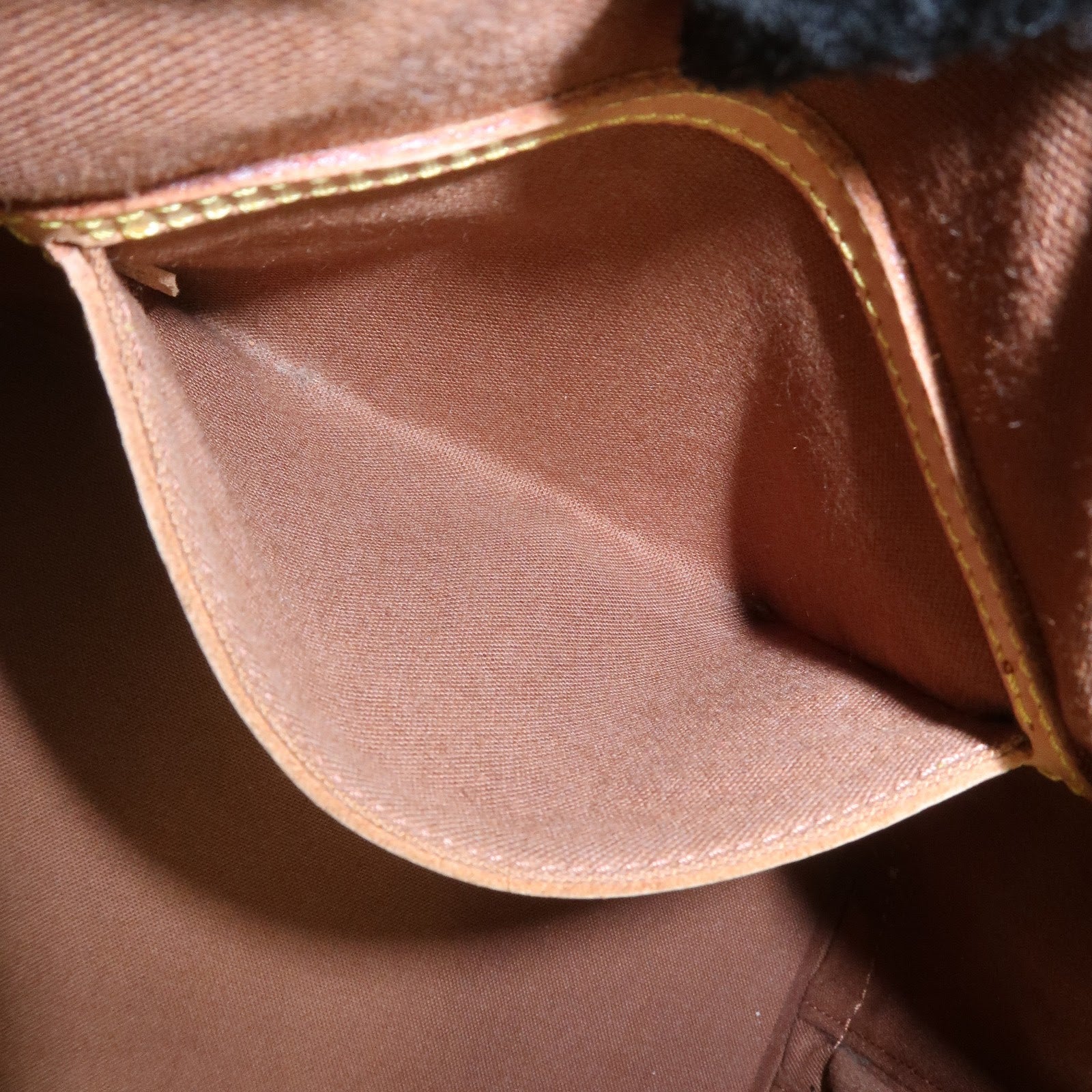 Louis Vuitton Monogram Alma Hand Bag Brown M51130 Used