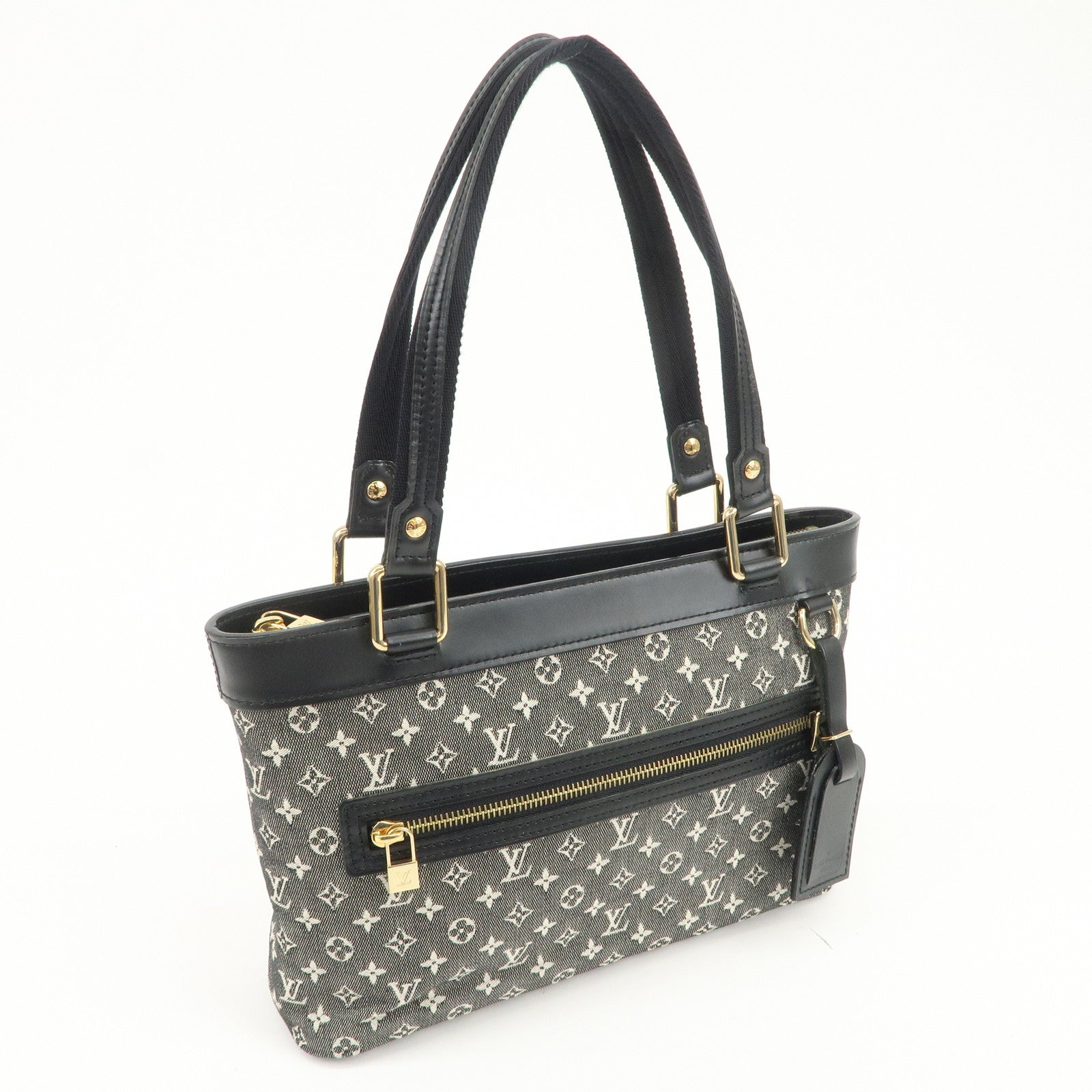 Louis Vuitton Monogram Mini Lucille PM Hand Bag Noir M92610