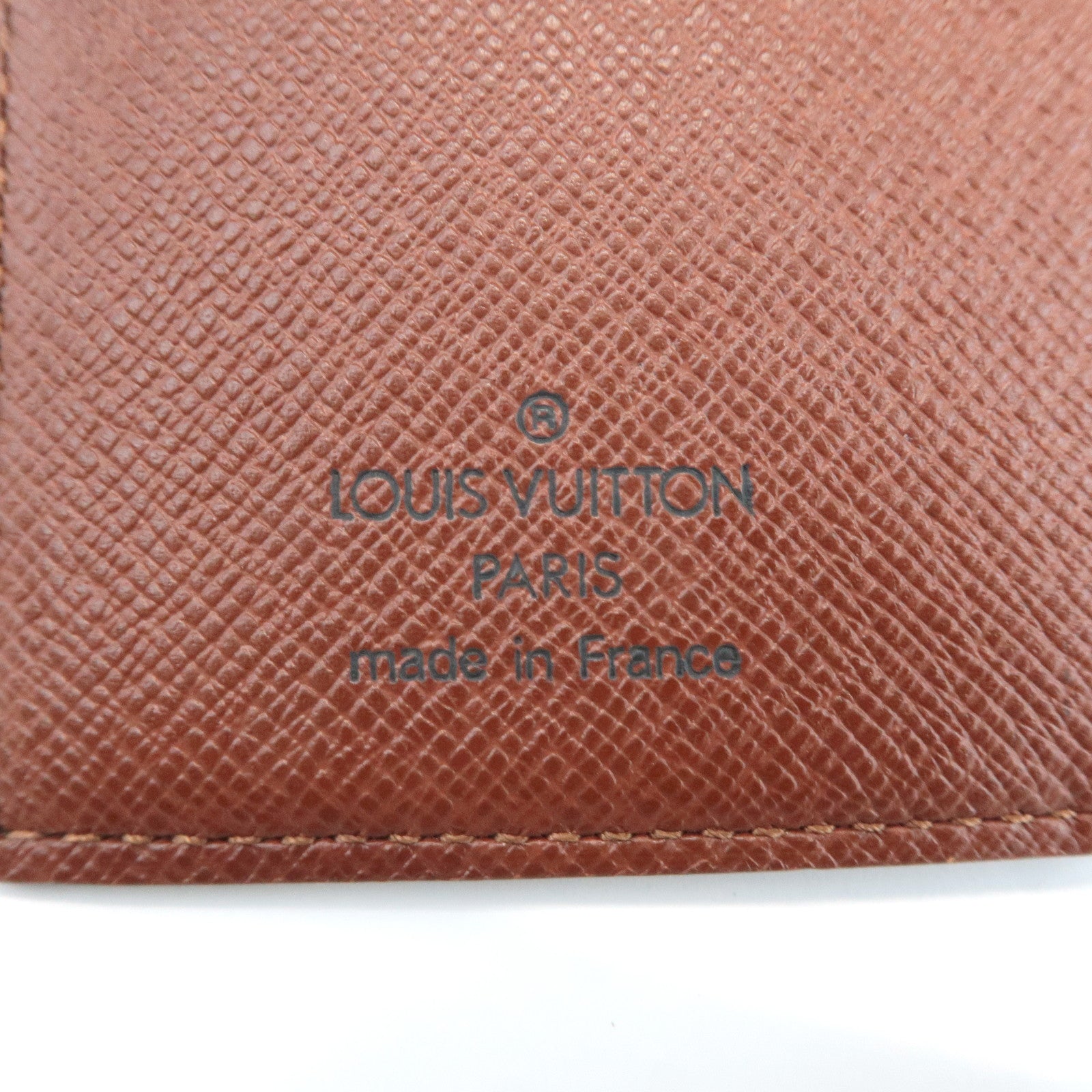 Louis Vuitton Monogram Agenda Mini Planner Cover Brown R20007 Used
