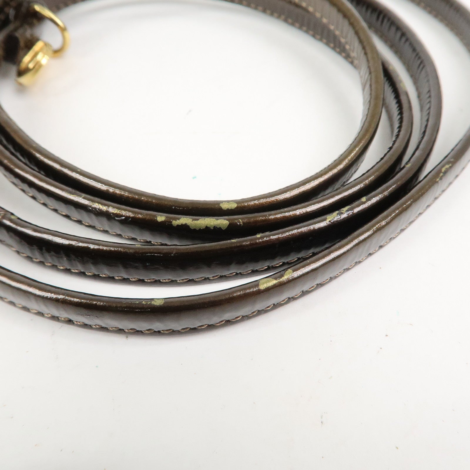 LOEWE Anagram Leather Micro Mini Amazona 2Way Shoulder Bag Brown