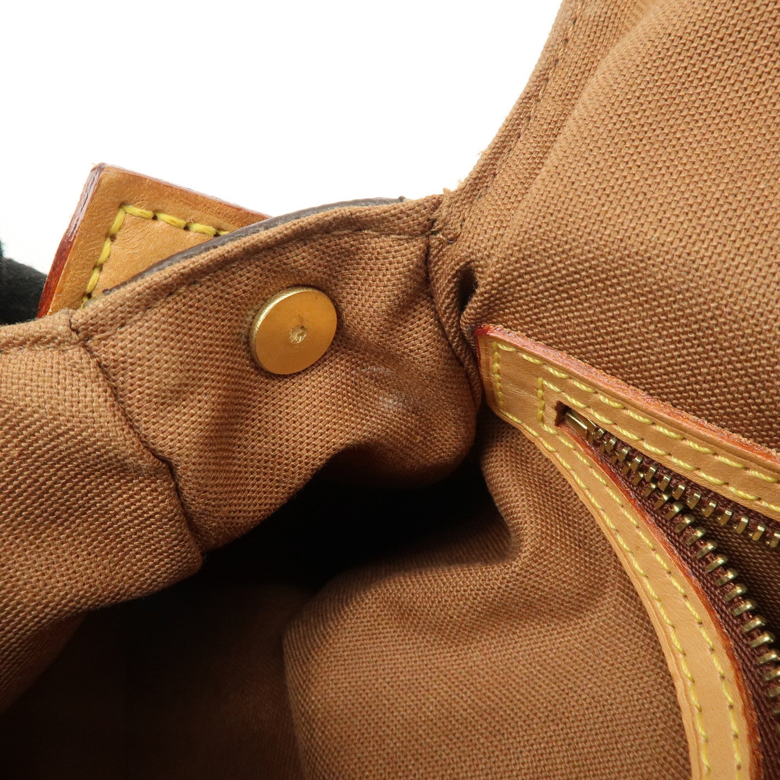 Louis Vuitton Monogram Mini Looping Shoulder Bag Brown M51147 Used