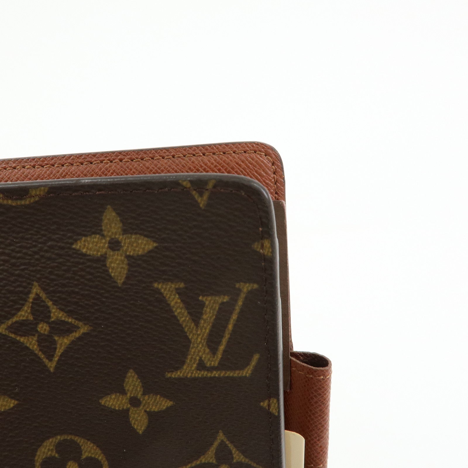 Louis Vuitton Monogram Agenda GM Planner Cover Brown R20106