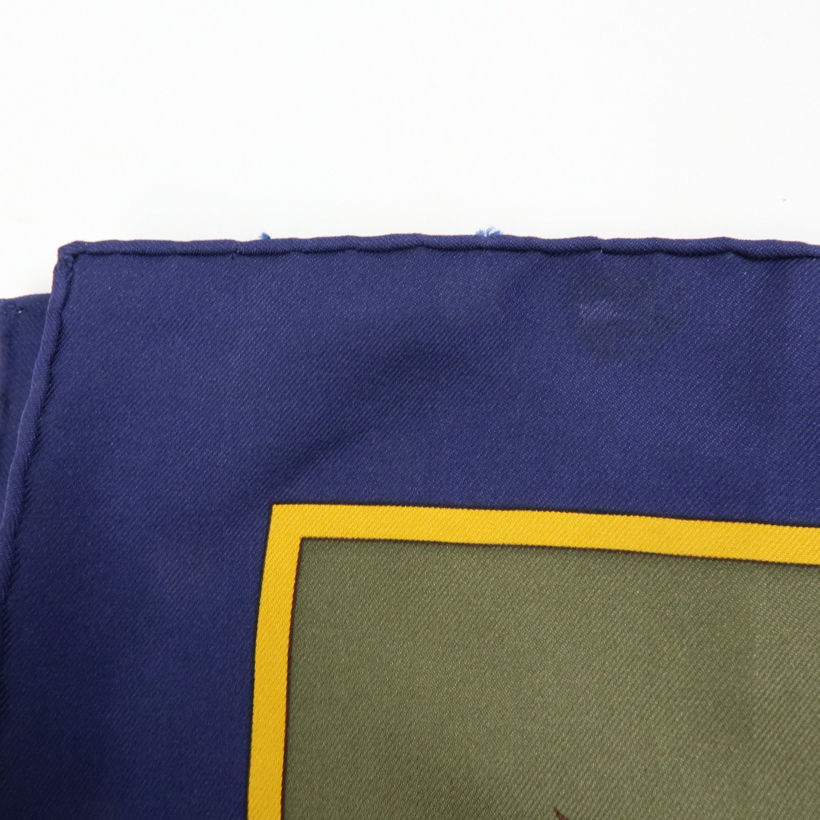 HERMES Carre 90 Set of 2 Silk 100% Scarf Pink Yellow Green