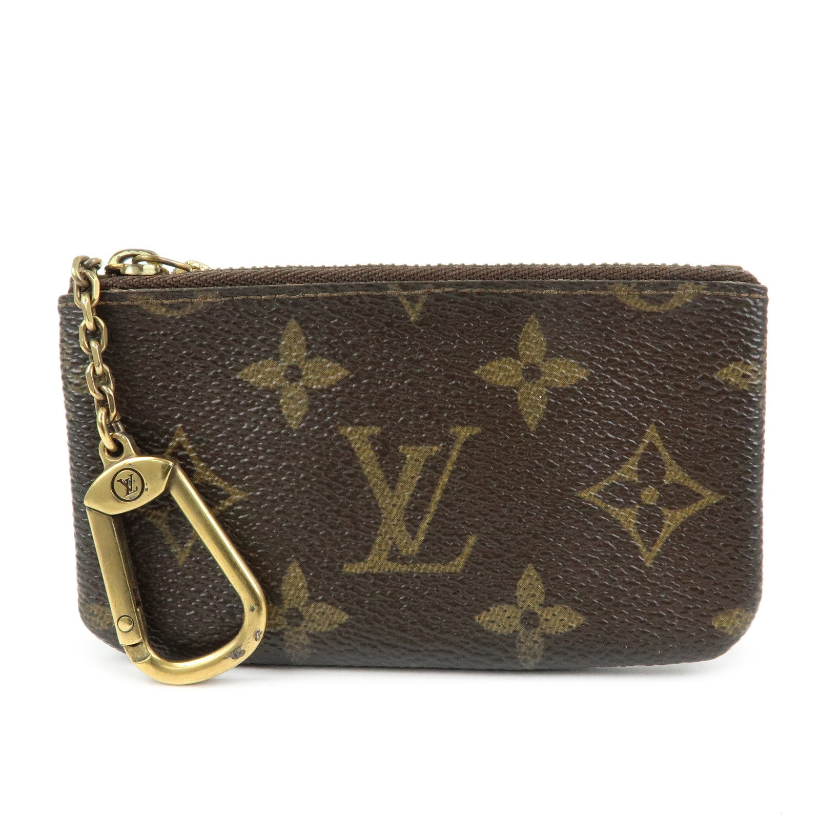 Louis Vuitton Monogram Pochette Cles Coin Case Key Case M62650