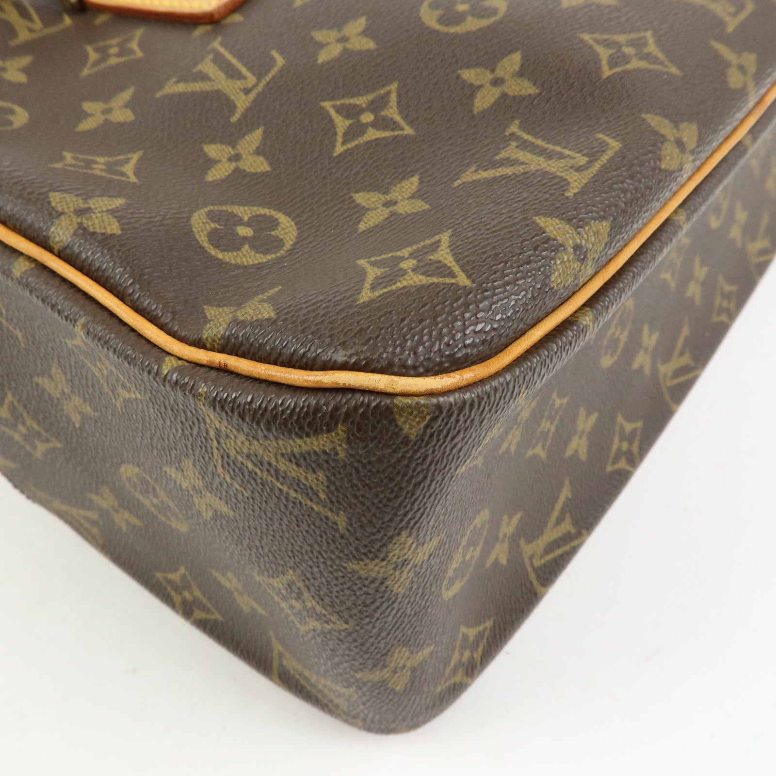 Louis Vuitton Monogram Cite GM Shoulder Bag Boston Bag Brown M51181