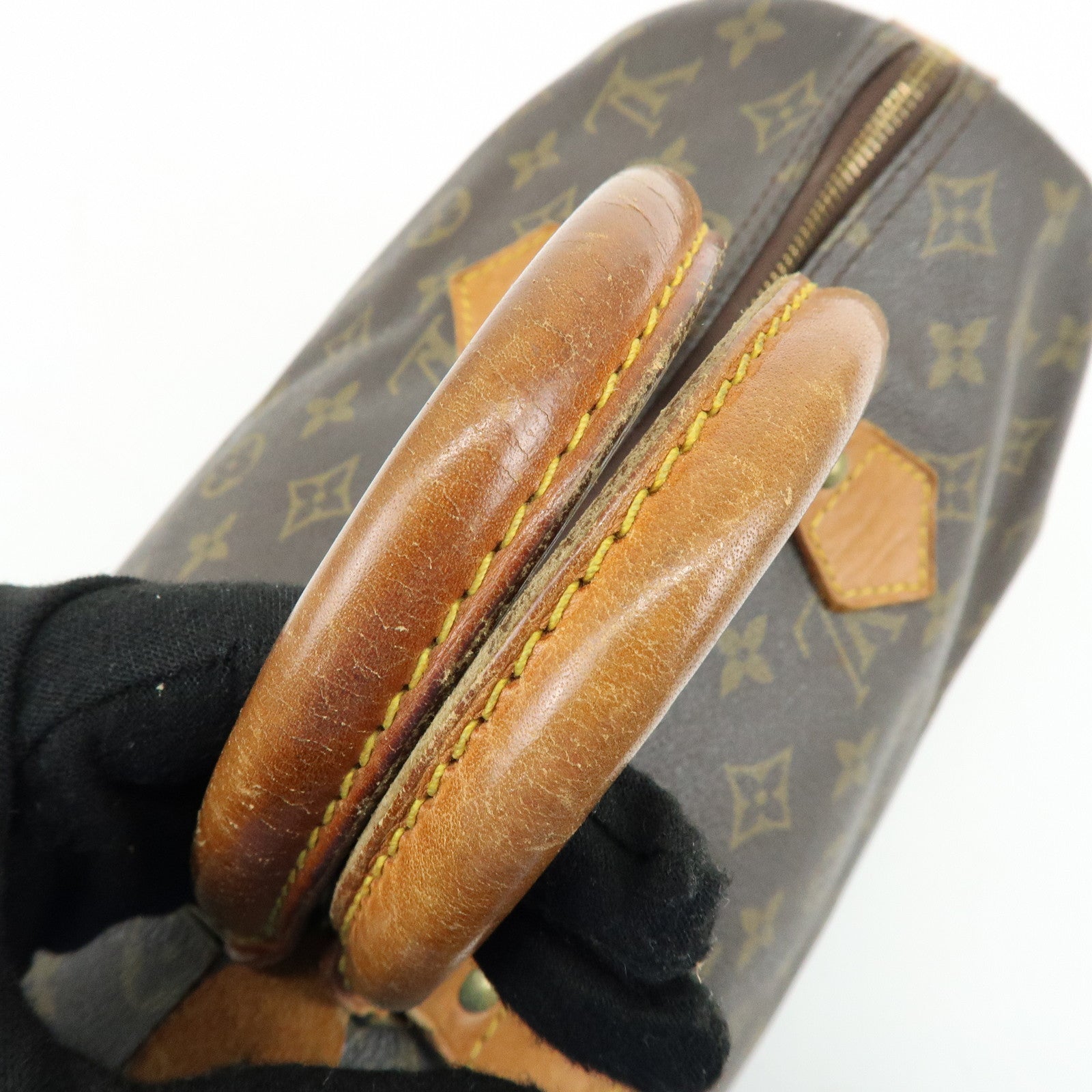 Louis Vuitton Monogram Speedy 30 Boston Bag Hand Bag Brown M41526