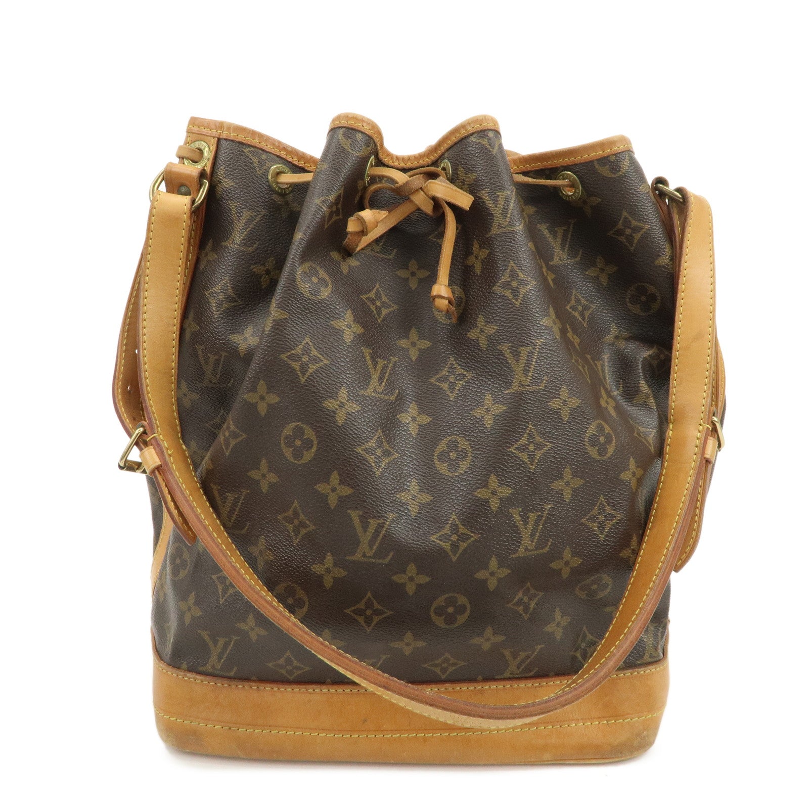 Louis Vuitton Monogram Noe Shoulder Bag Hand Bag Brown M42224