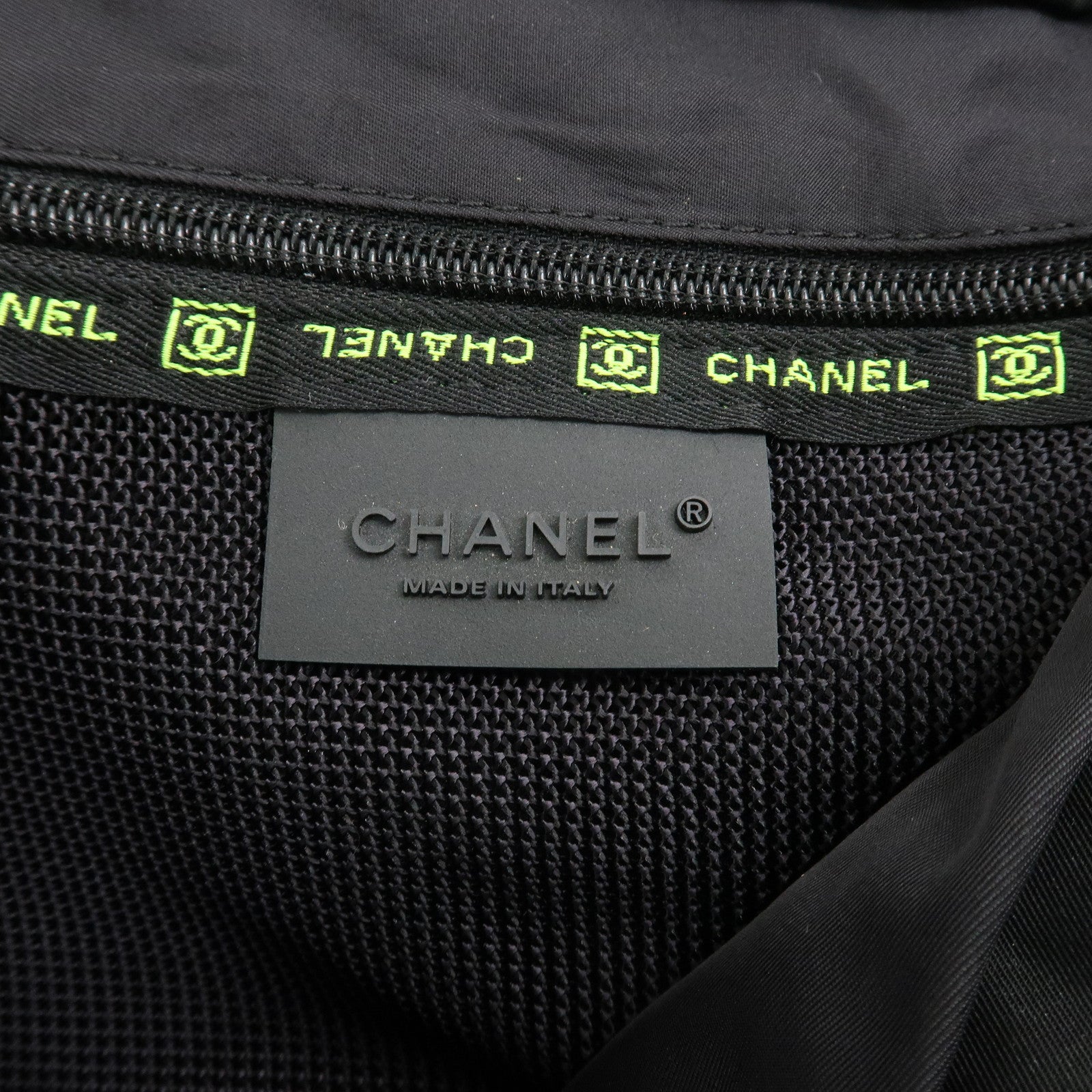 CHANEL Sport Line Nylon Shoulder Bag Messenger Bag Black A26709
