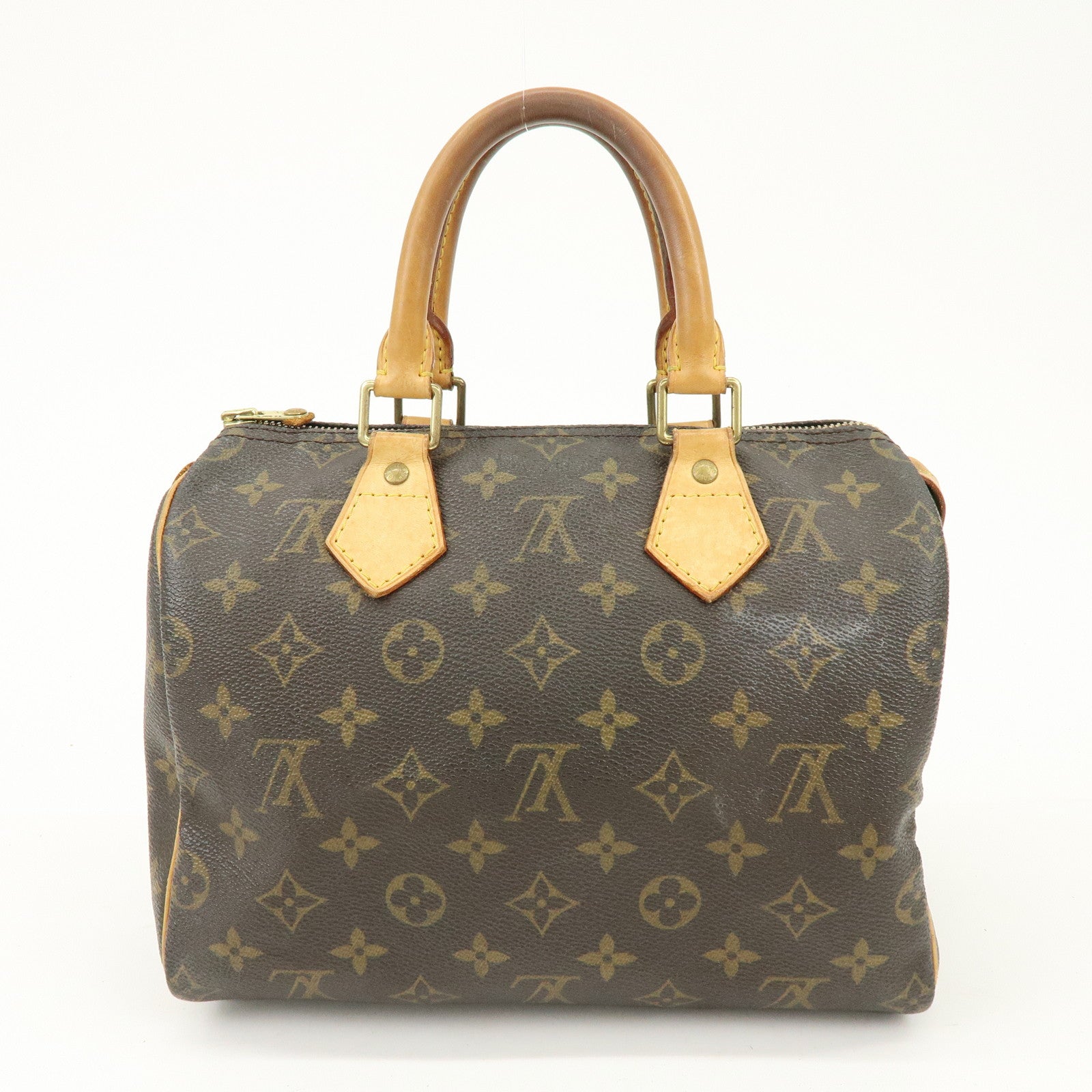 Louis Vuitton Monogram Speedy 25 Boston Bag Hand Bag Brown M41528