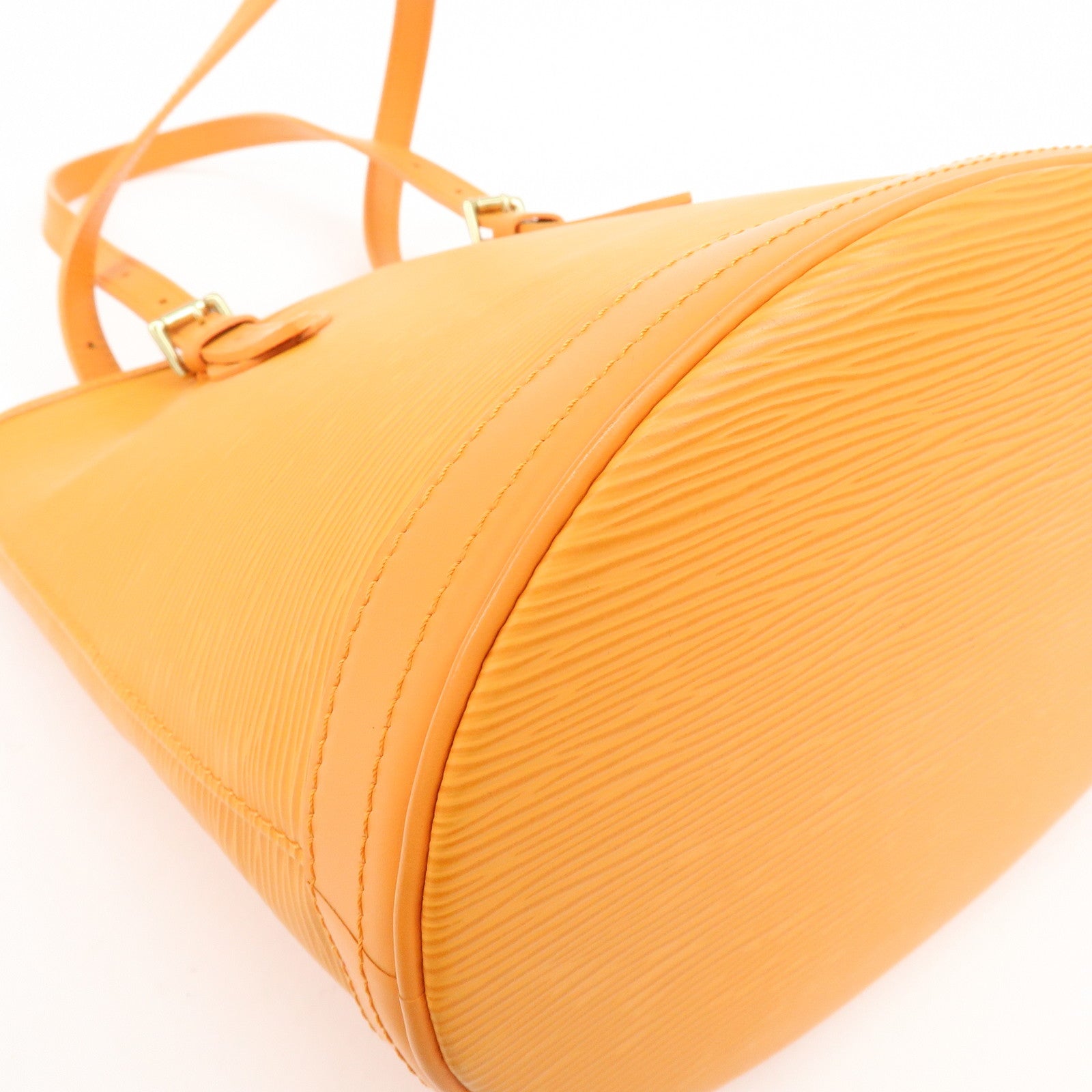 Louis Vuitton Epi Bucket PM Shoulder Bag Tote Bag Mandarin M5899H