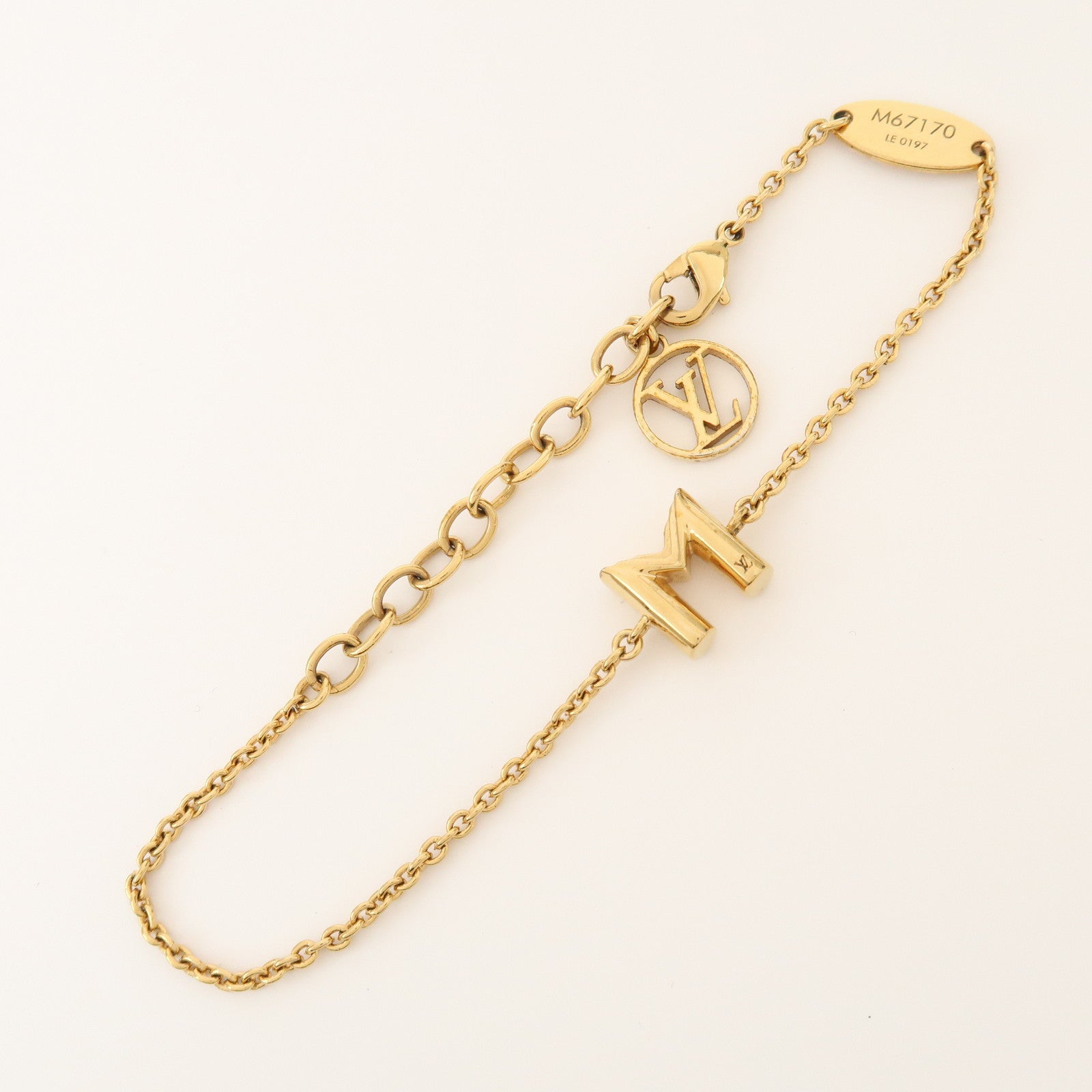 Louis Vuitton LV&ME M Metal Bracelet Gold M67170