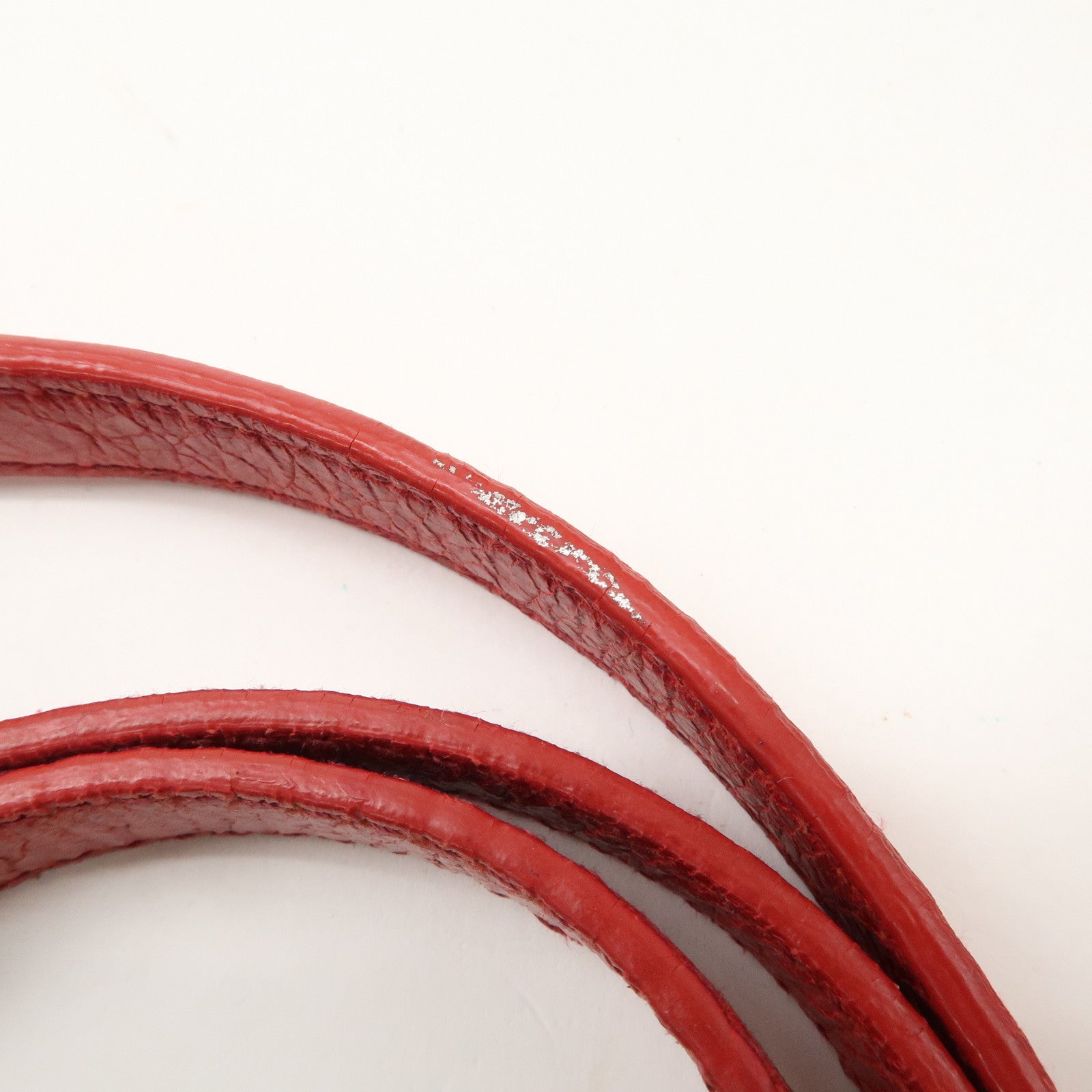 MIU MIU Leather 2WAY Bag Hand Bag Shoulder Bag Red Gold HDW Used