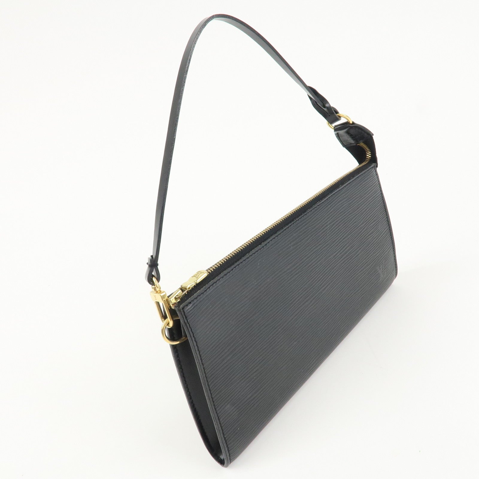 Louis Vuitton Epi Pochette Accessoires Hand Bag Noir M52942 Used