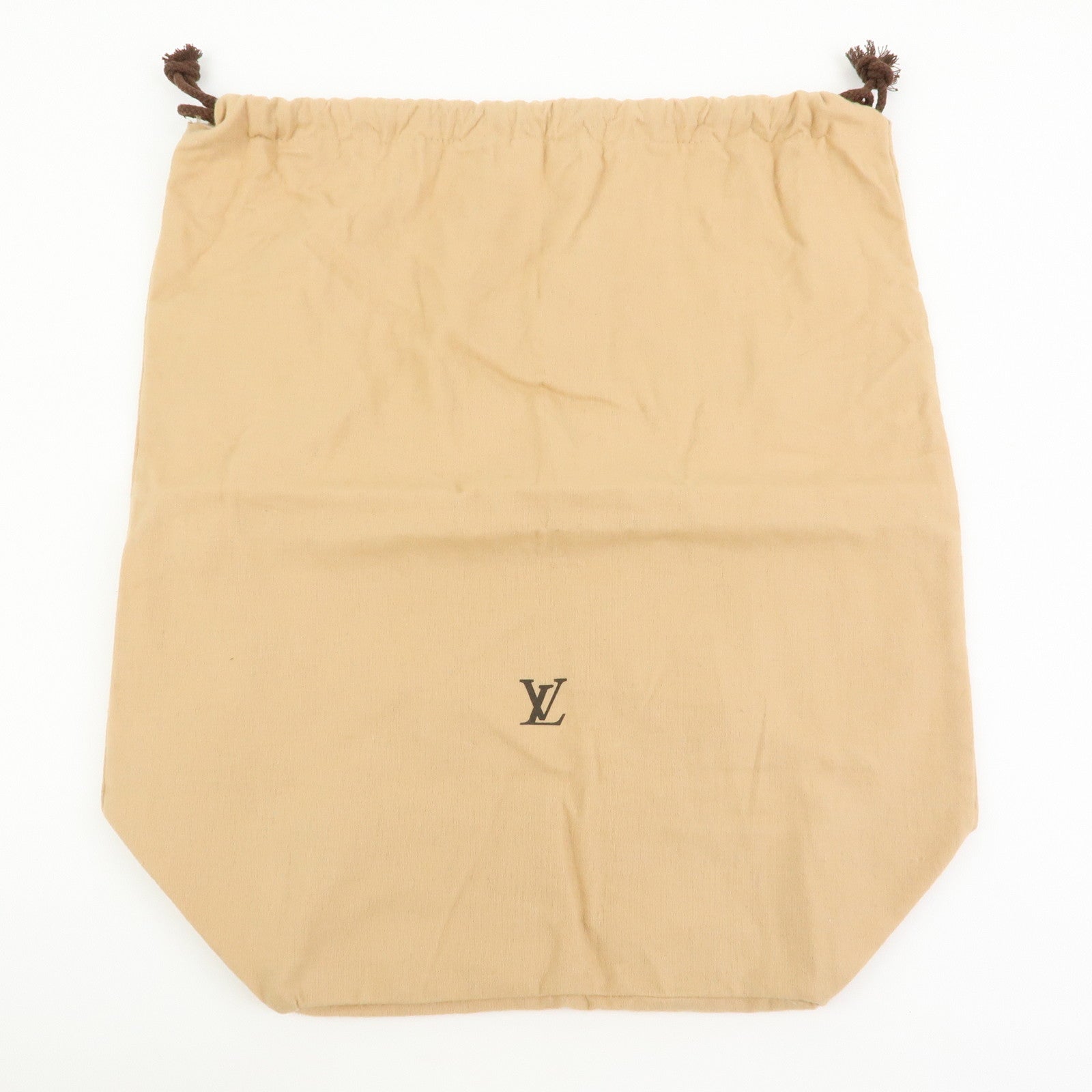 Louis Vuitton Set of 10 Dust Bag Storage Bag Drawstring Style Beige