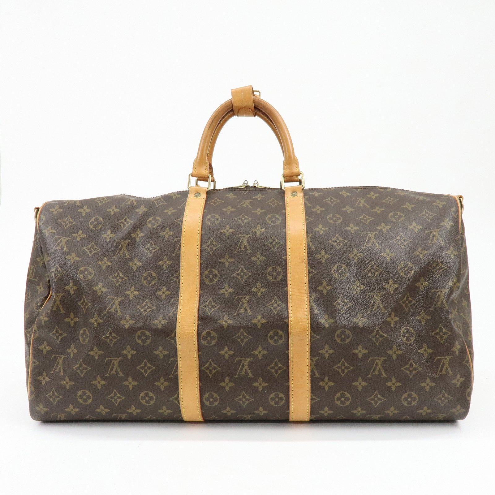 Louis Vuitton Monogram Keep All Bandouliere 55 Boston Bag M41414
