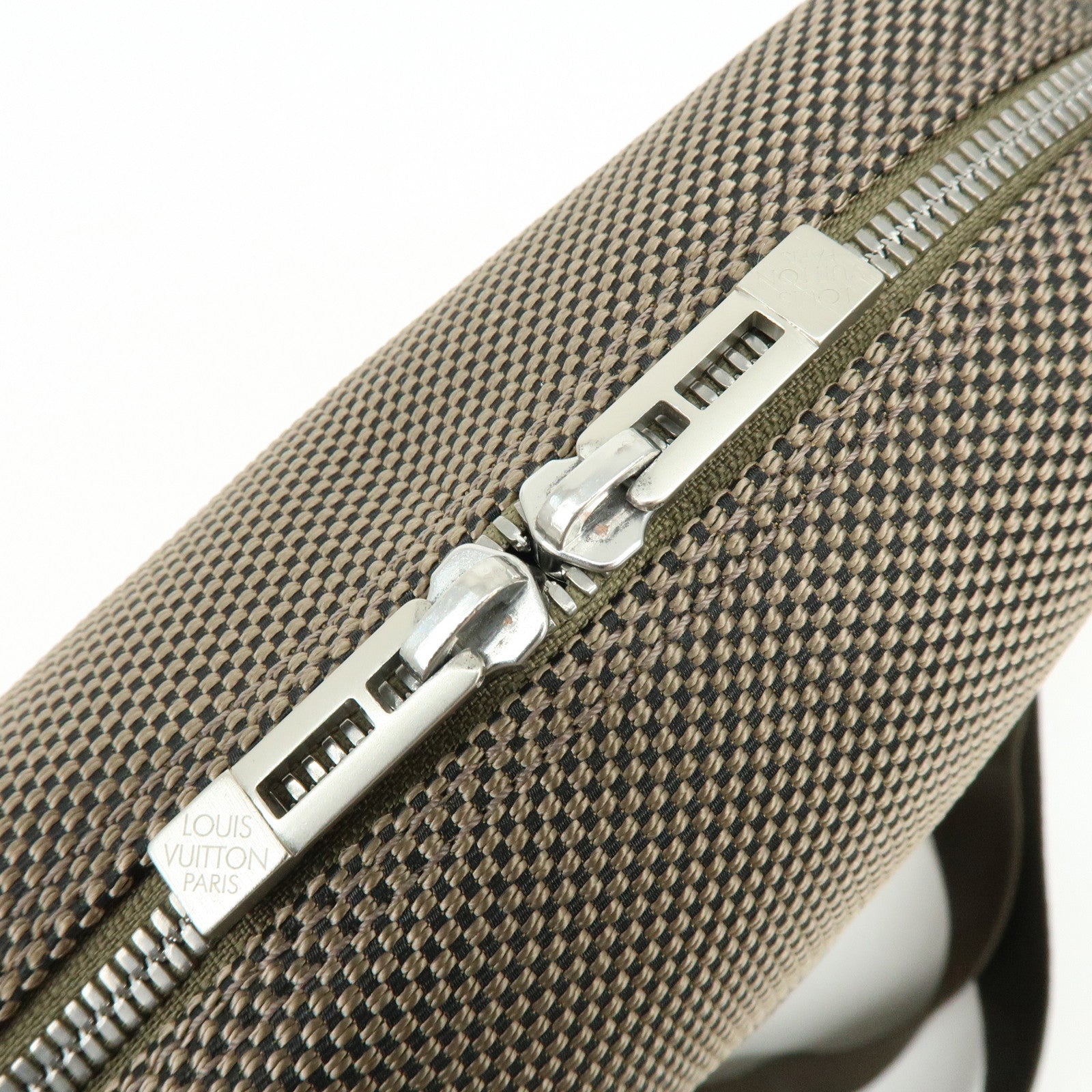 Louis Vuitton Damier Geant Citadin Shoulder Bag Terre M93040