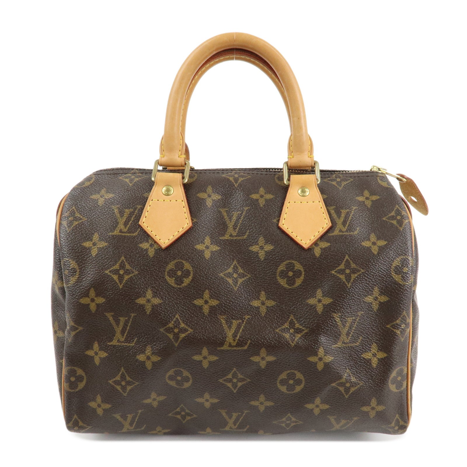 Louis Vuitton Monogram Speedy 25 Hand Bag Boston Bag M41528 Used