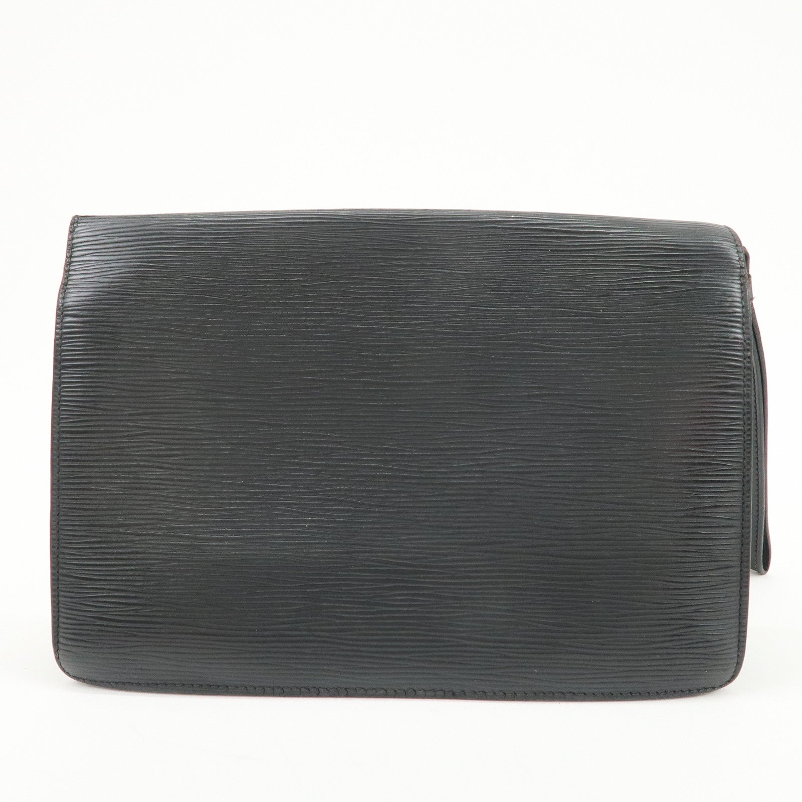 Louis Vuitton Epi Sellier Dragonne Clutch Bag Noir Black M52612