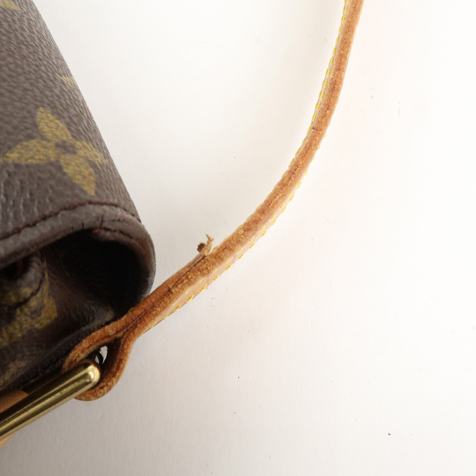 Louis Vuitton Monogram Saint Cloud GM Shoulder Bag Brown M51242 Used