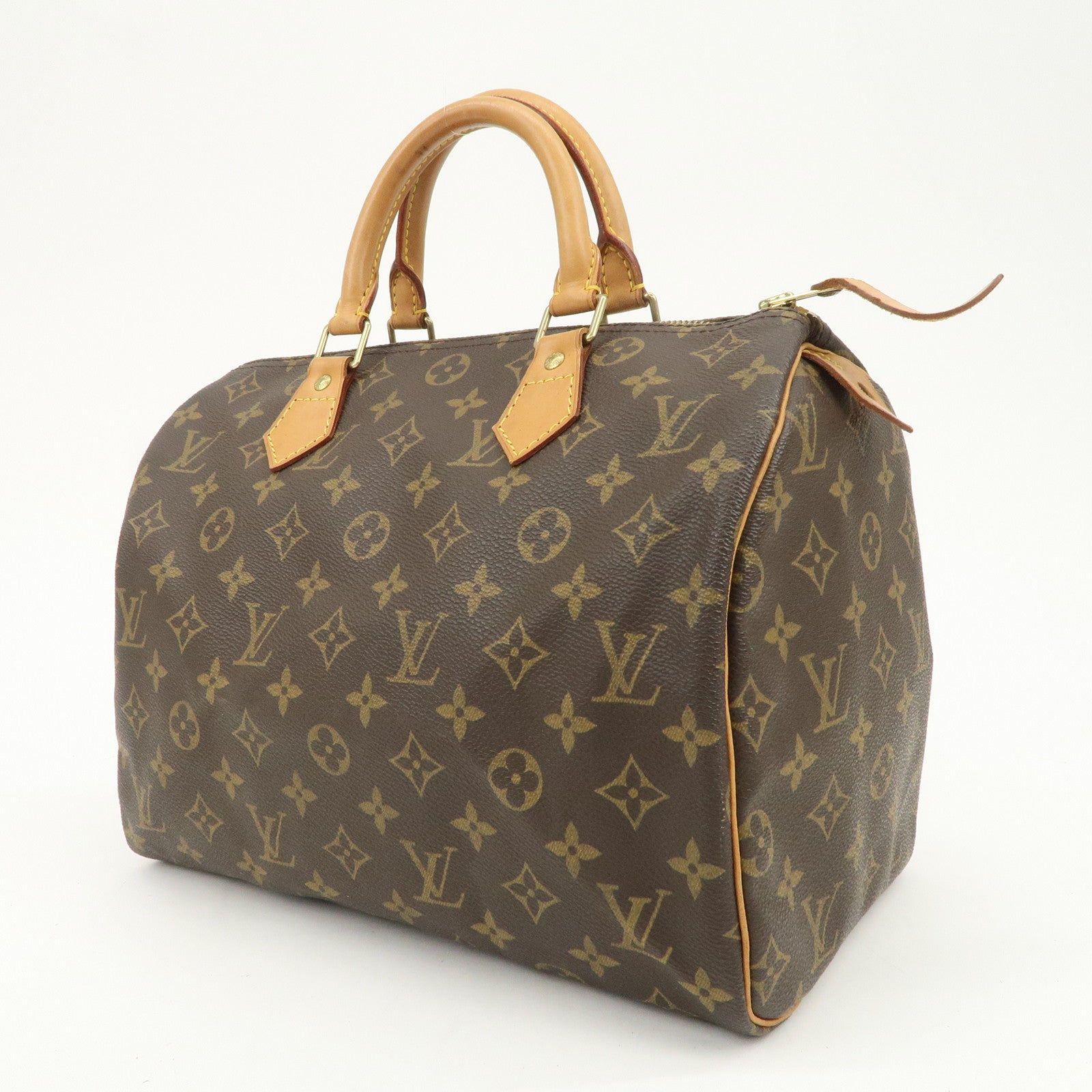 Louis Vuitton Monogram Speedy 30 Boston Bag Hand Bag Brown M41526