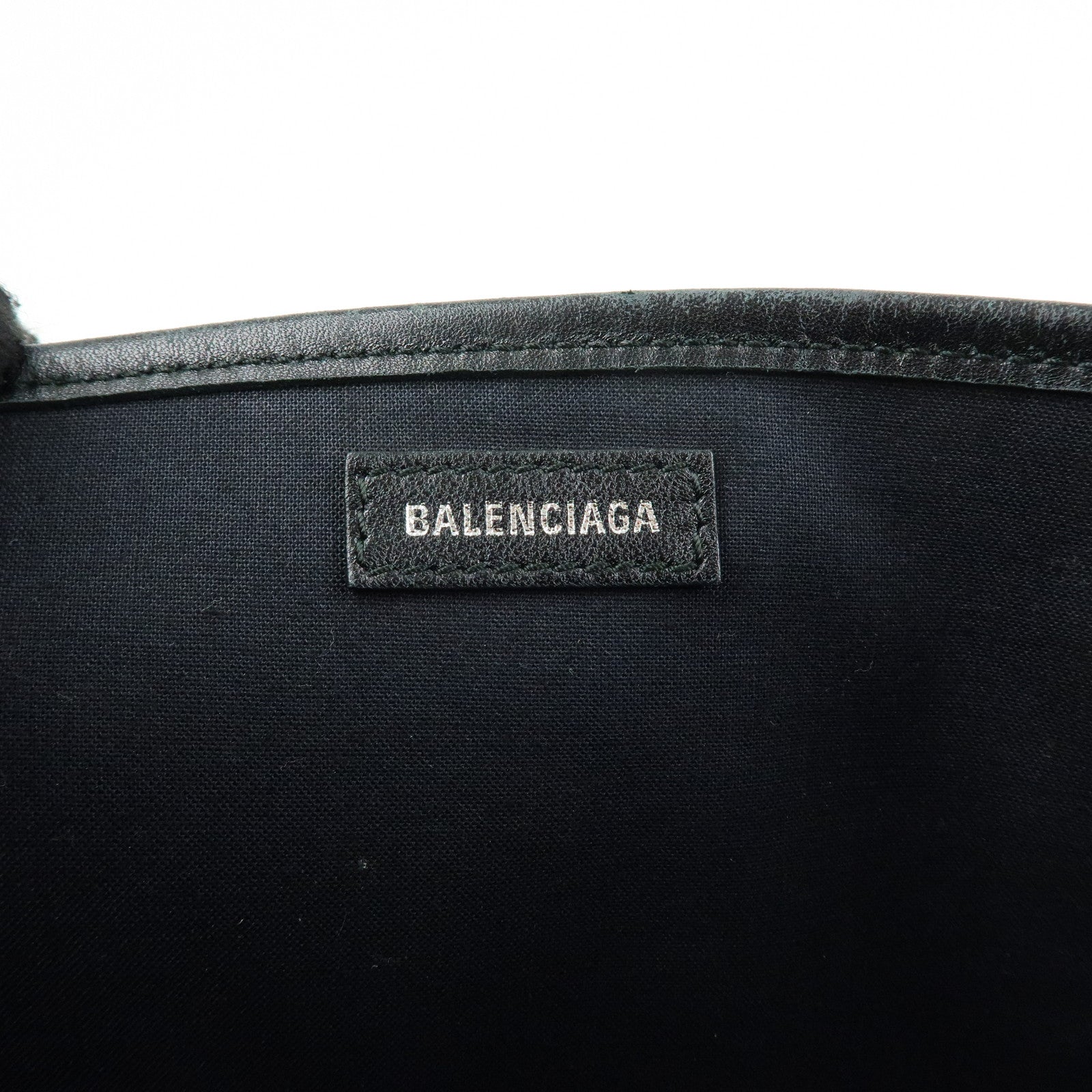 BALENCIAGA Navy Cabas XS 2WAY Bag 390346