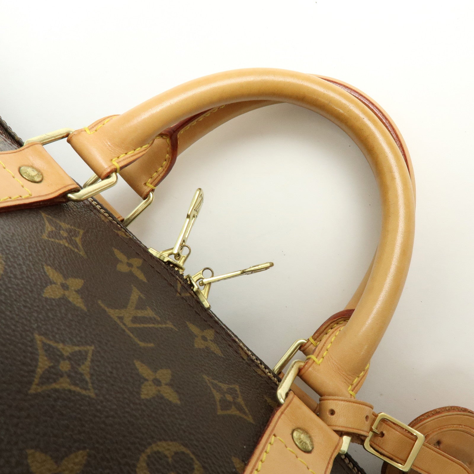 Louis Vuitton Monogram Keep All Bandouliere 55 Boston Bag M41414