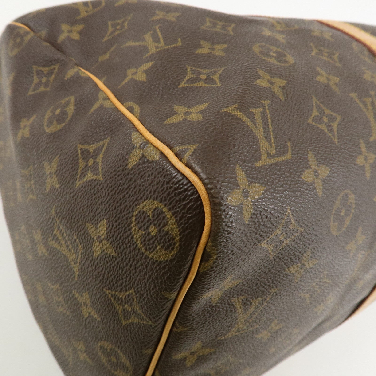 Louis Vuitton Monogram Keep All 45 Boston Bag Brown M41428 Used