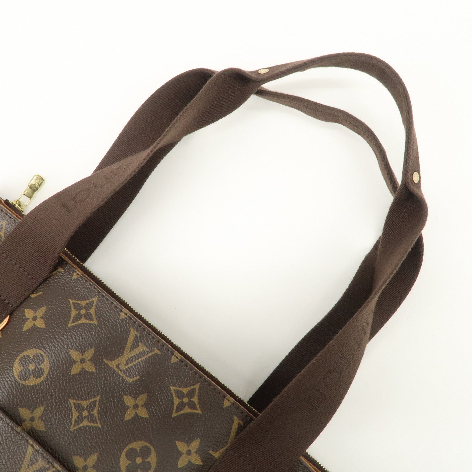 Louis Vuitton Monogram Cabas Beaubourg Tote Bag Brown M53013