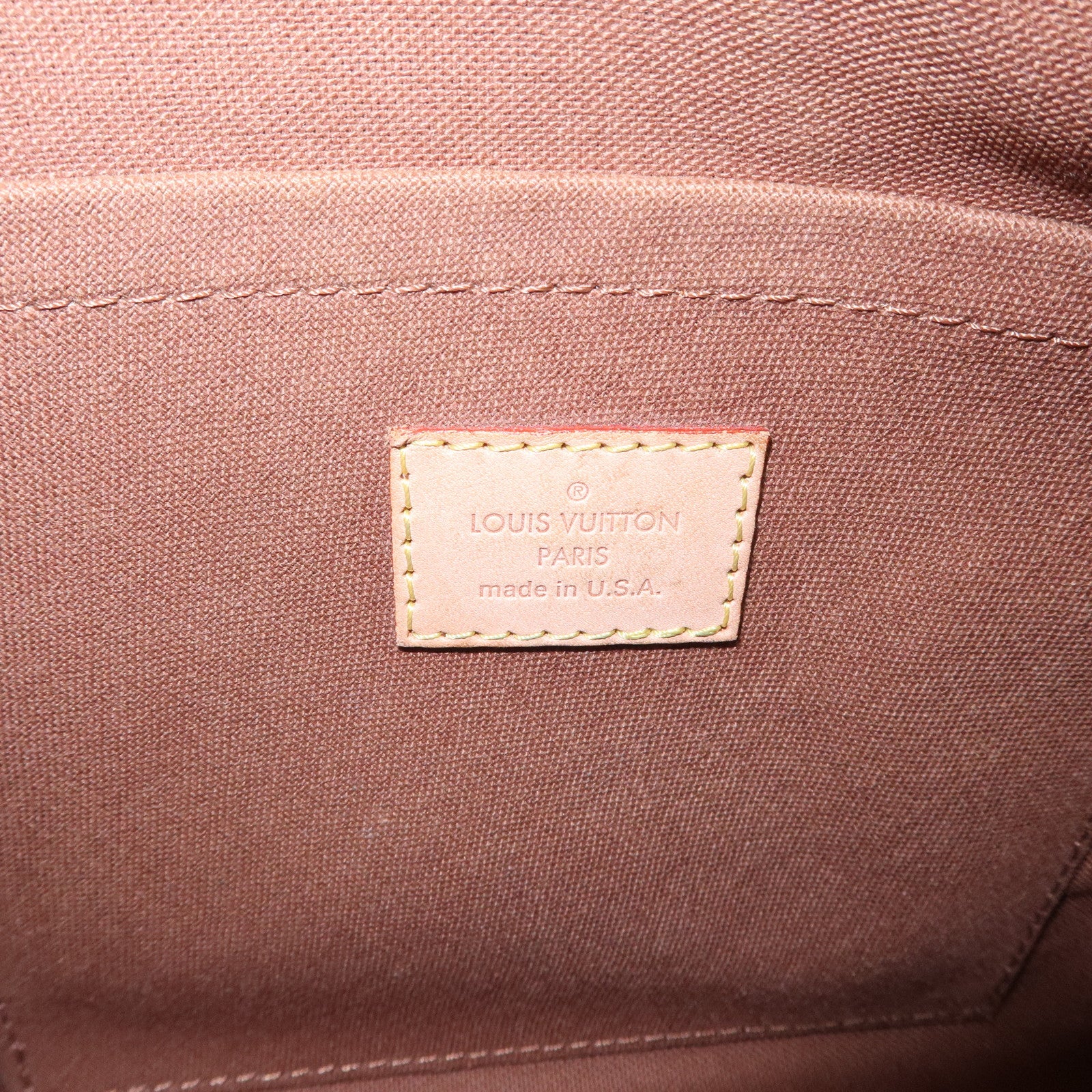 Louis Vuitton Monogram Thames PM Shoulder Bag Brown M56384 Used